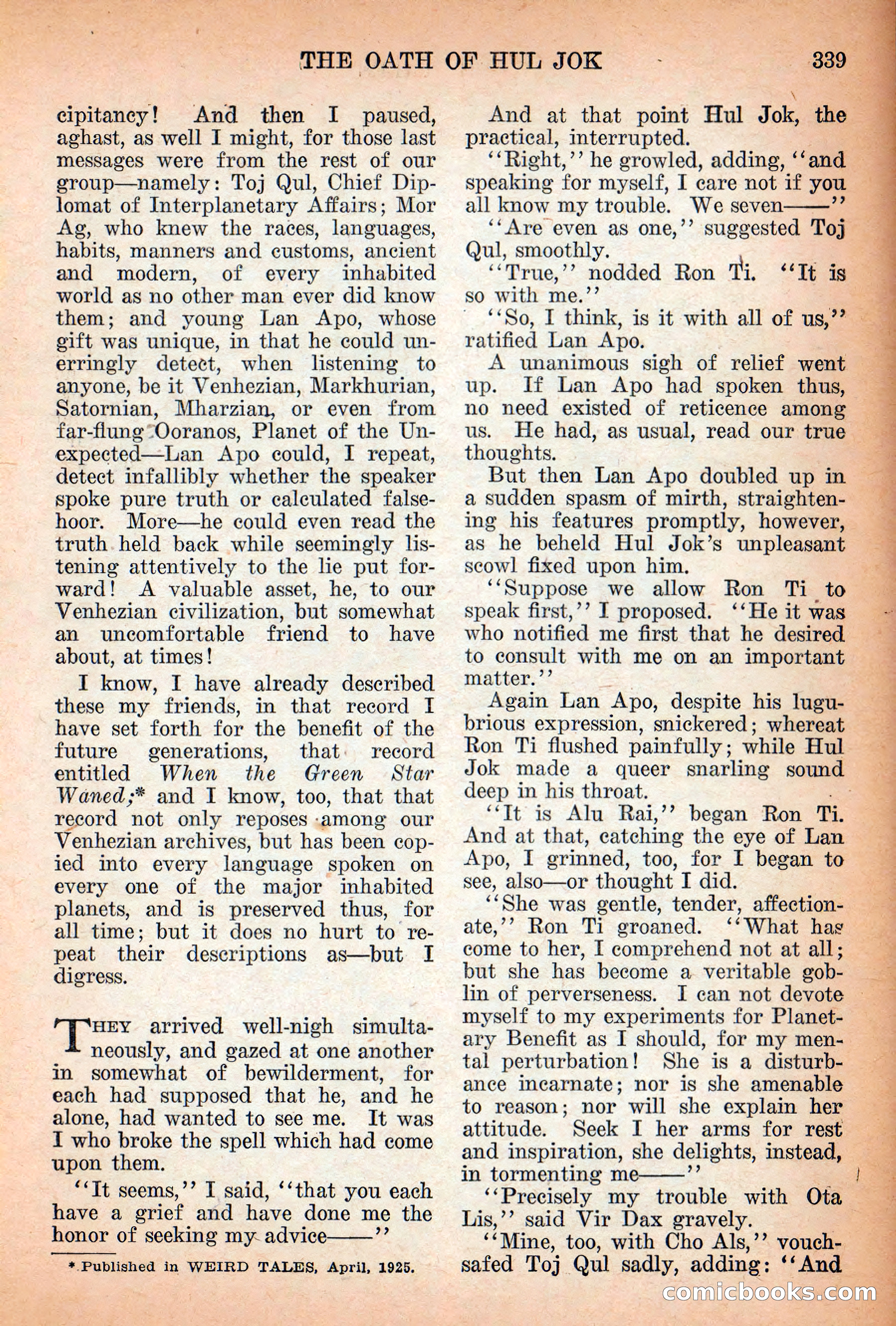 Weird Tales, September 1928 — page 53 of 148