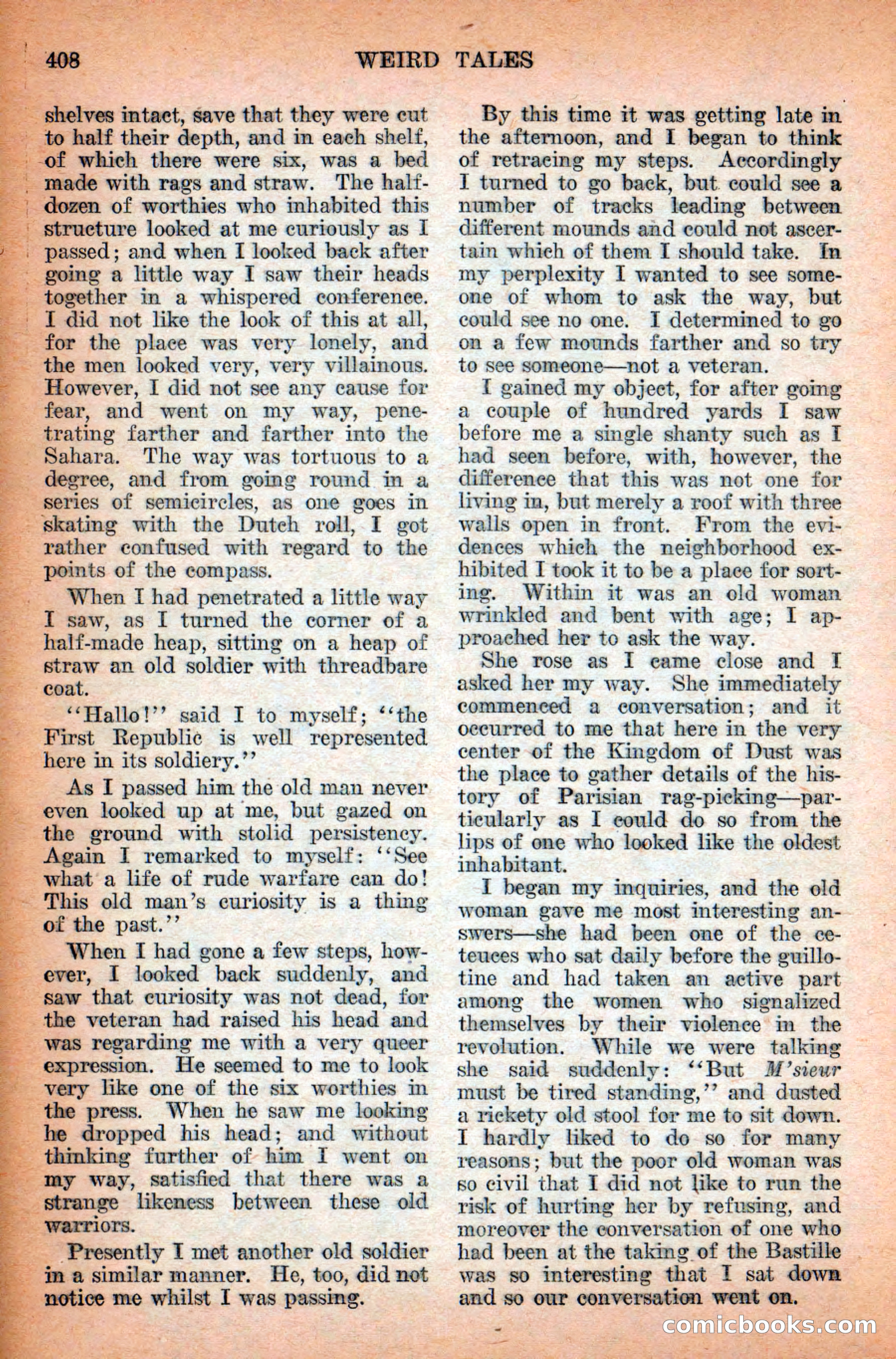 Weird Tales, September 1928 — page 122 of 148
