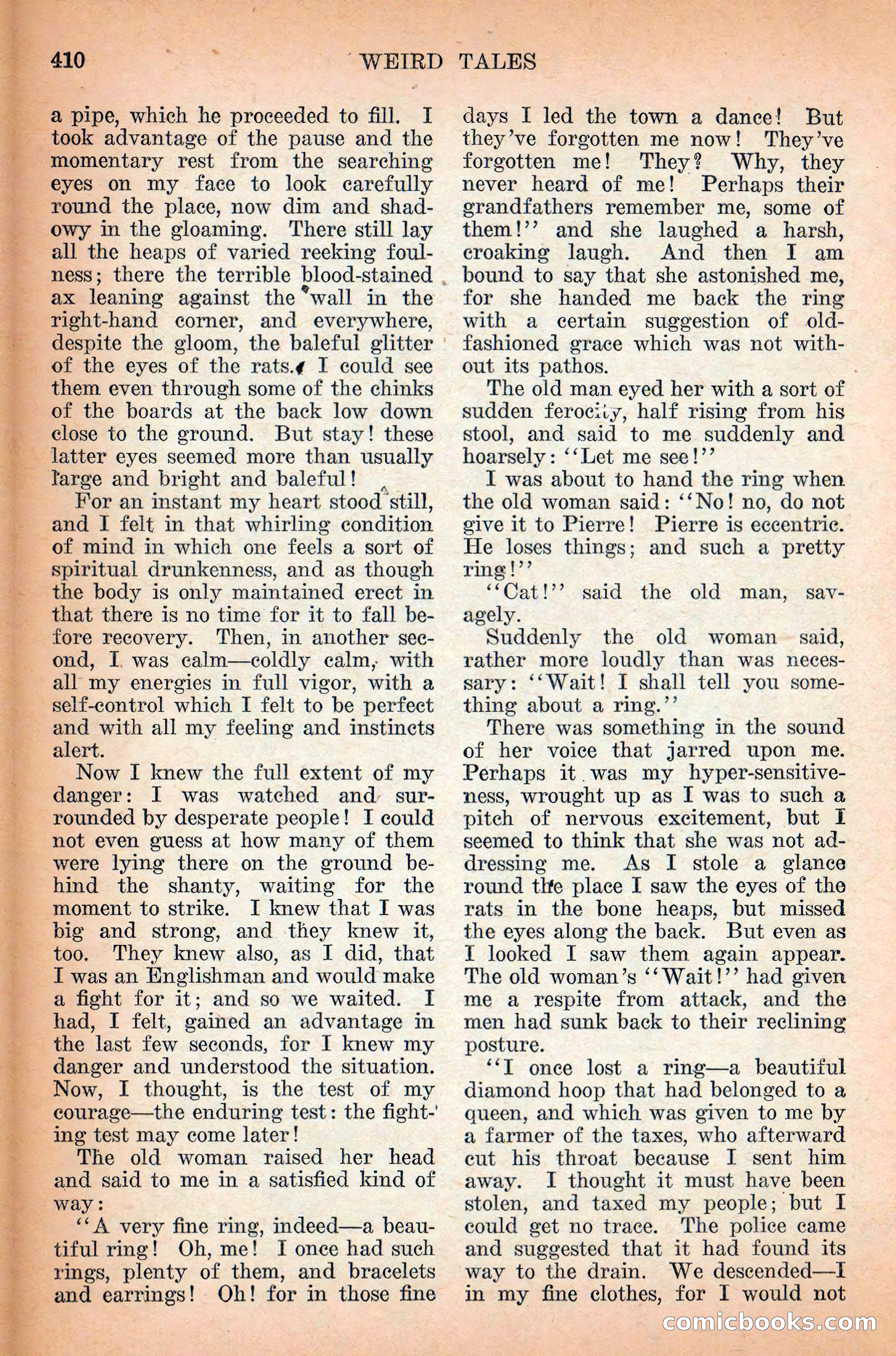 Weird Tales, September 1928 — page 124 of 148