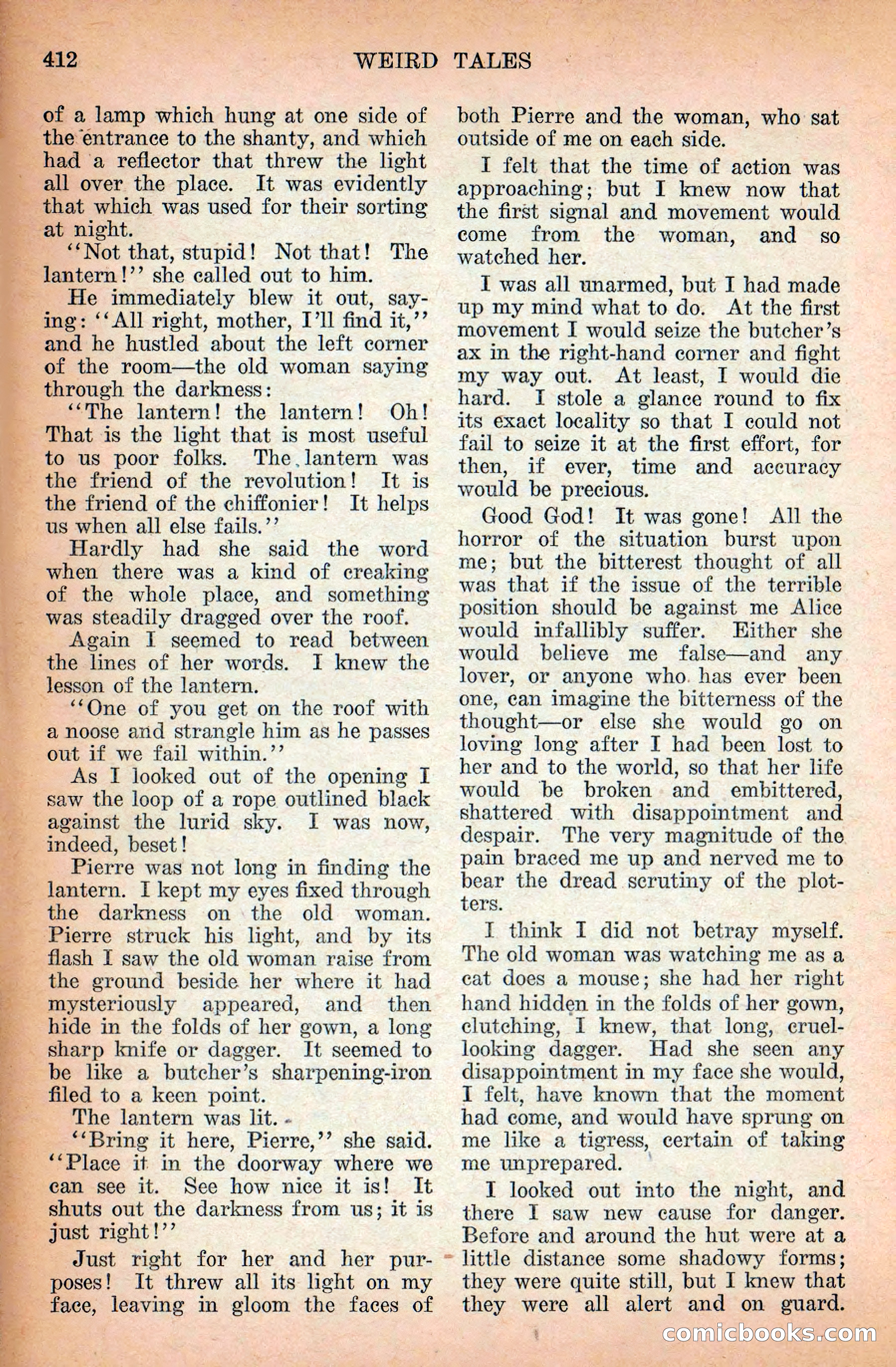 Weird Tales, September 1928 — page 126 of 148