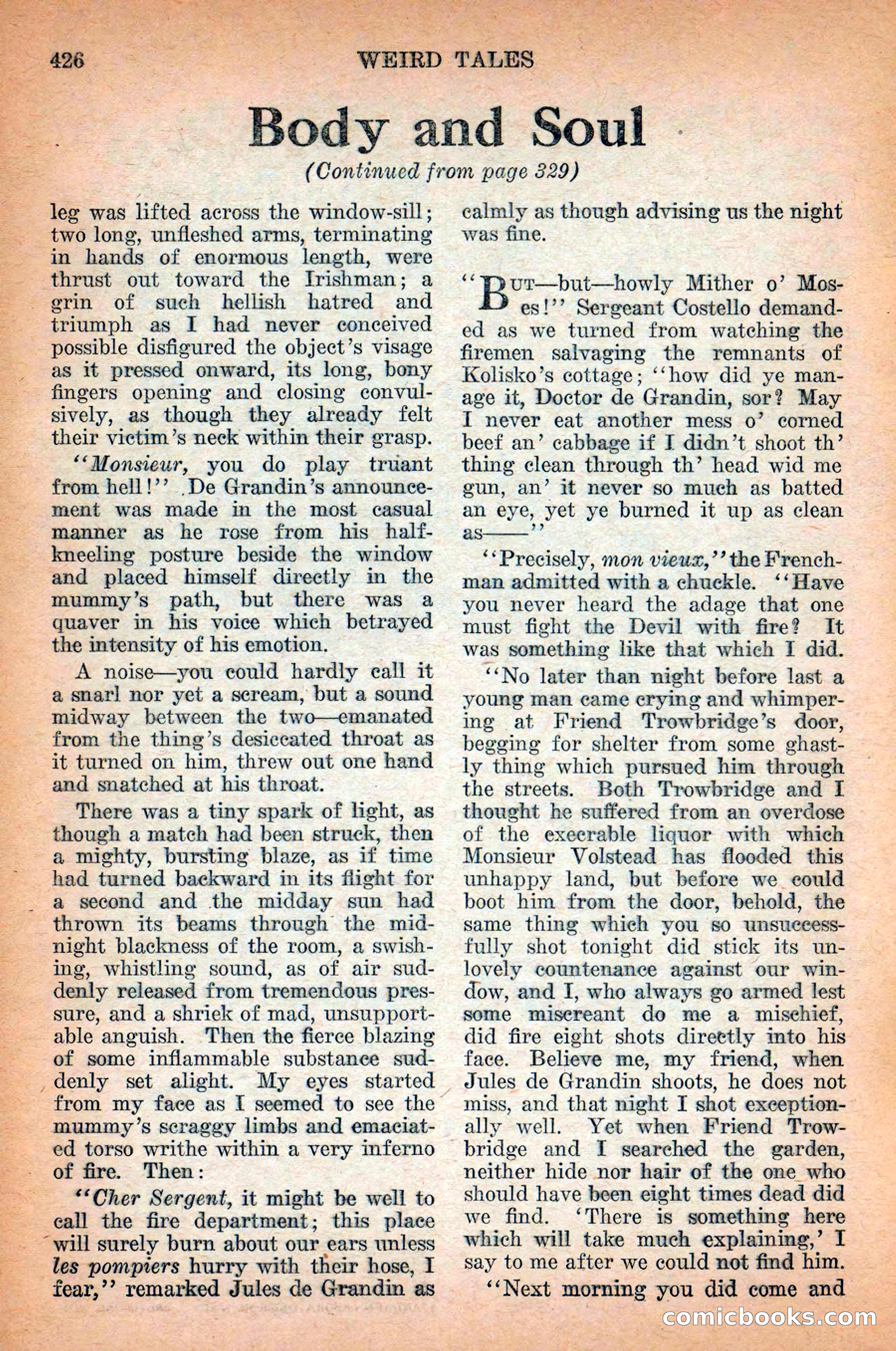 Weird Tales, September 1928 — page 140 of 148