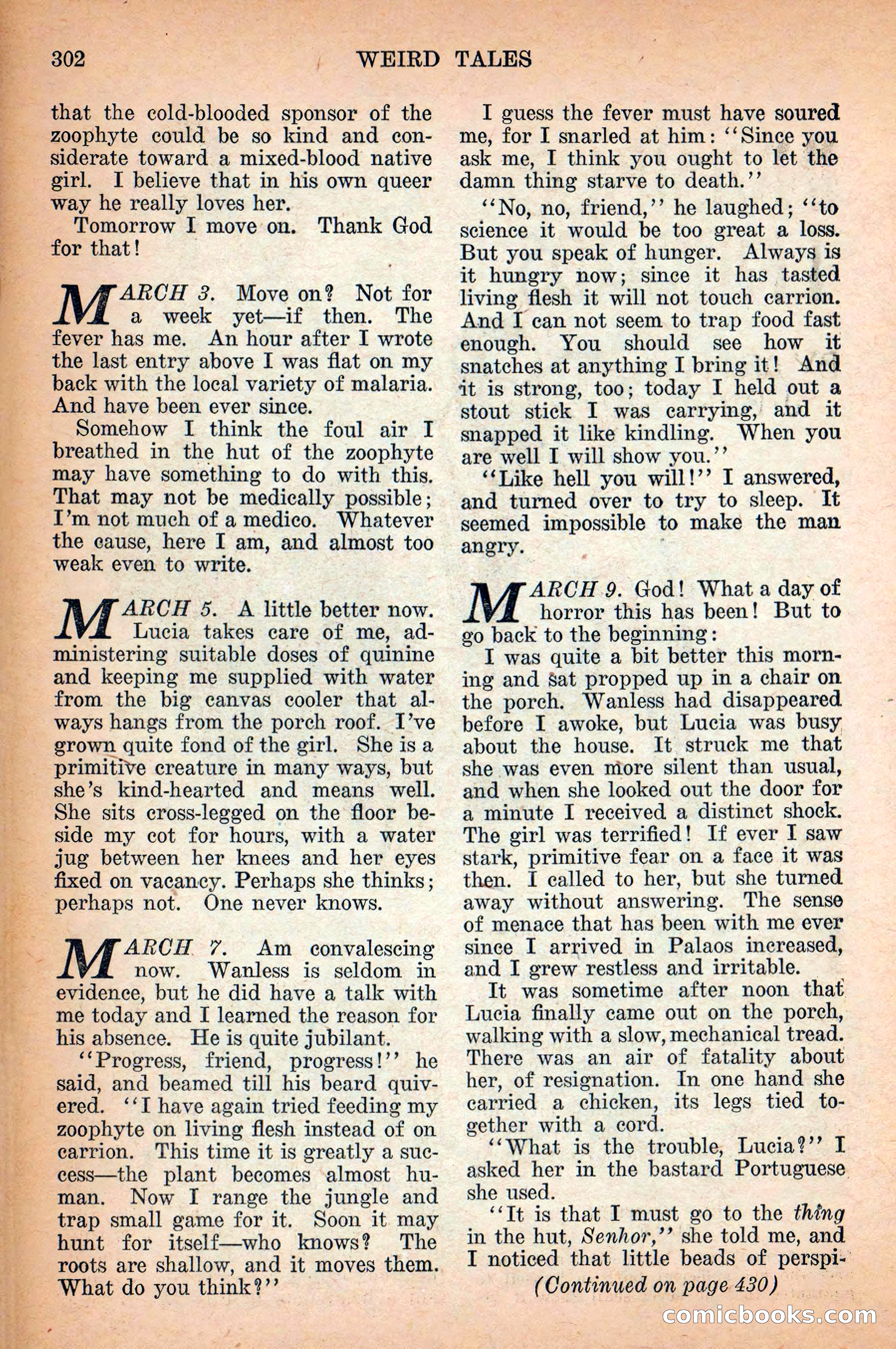 Weird Tales, Vol. 12 No. 3 — page 16 of 148