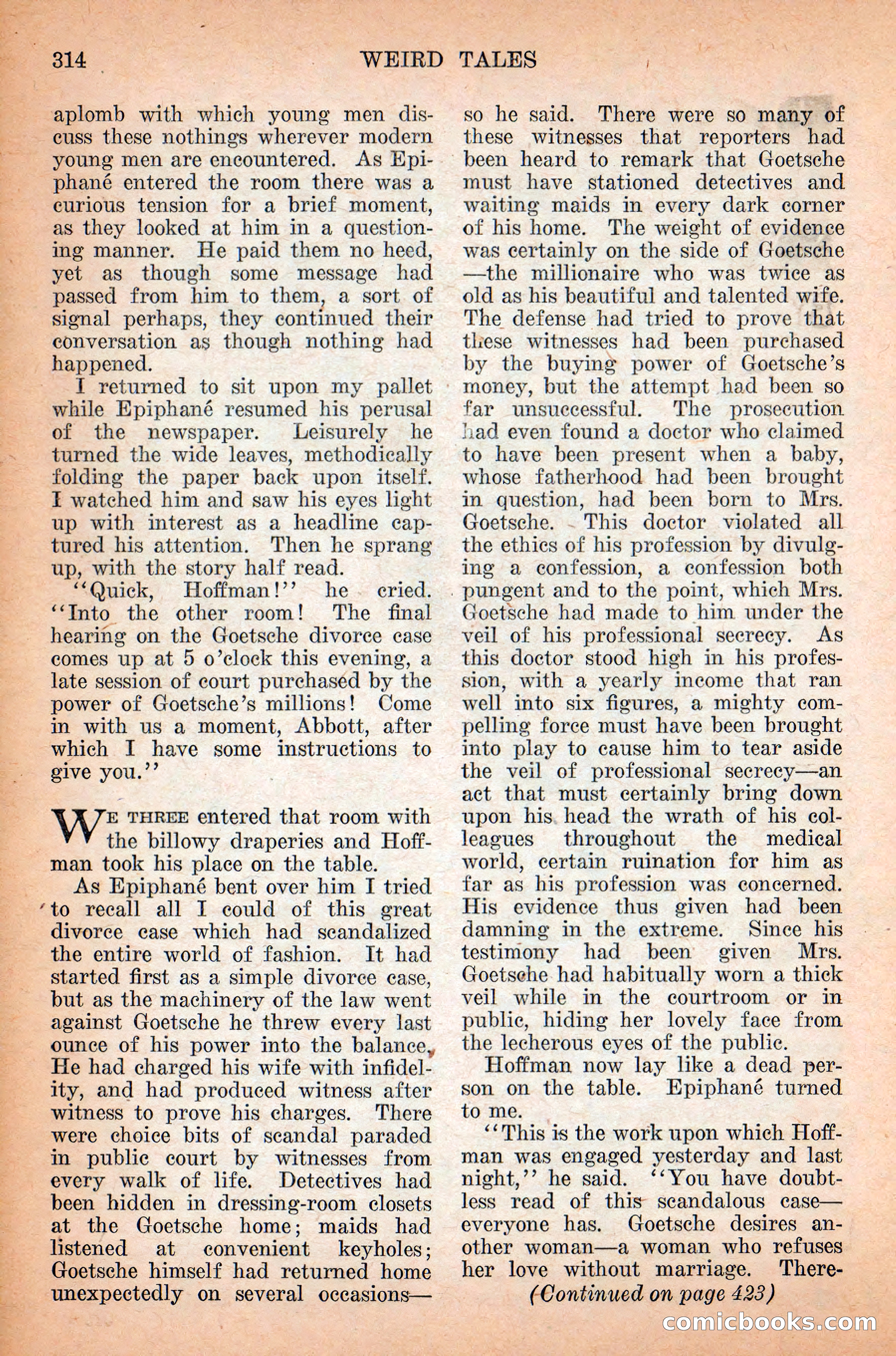 Weird Tales, Vol. 12 No. 3 — page 28 of 148