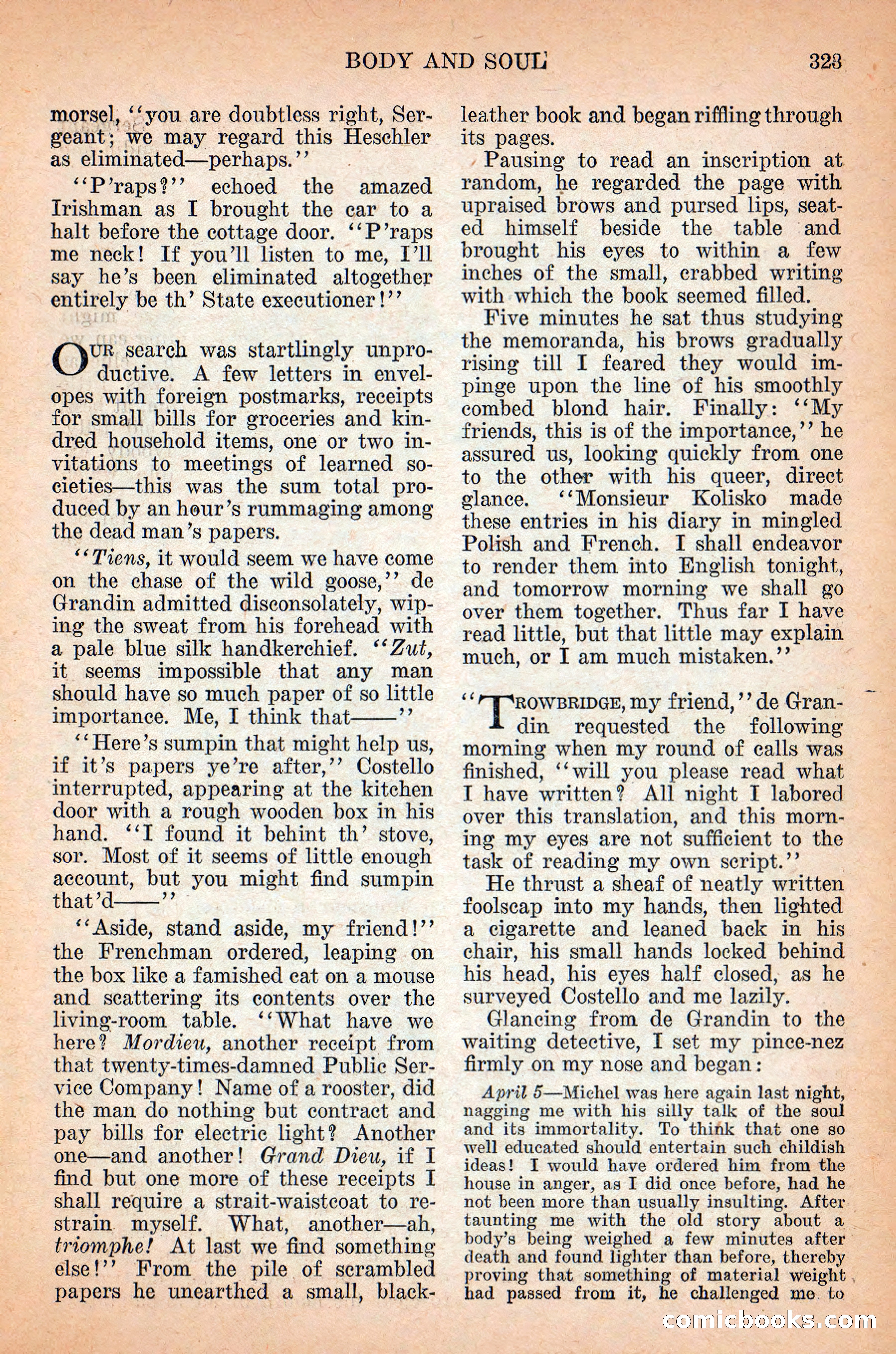 Weird Tales, Vol. 12 No. 3 — page 37 of 148