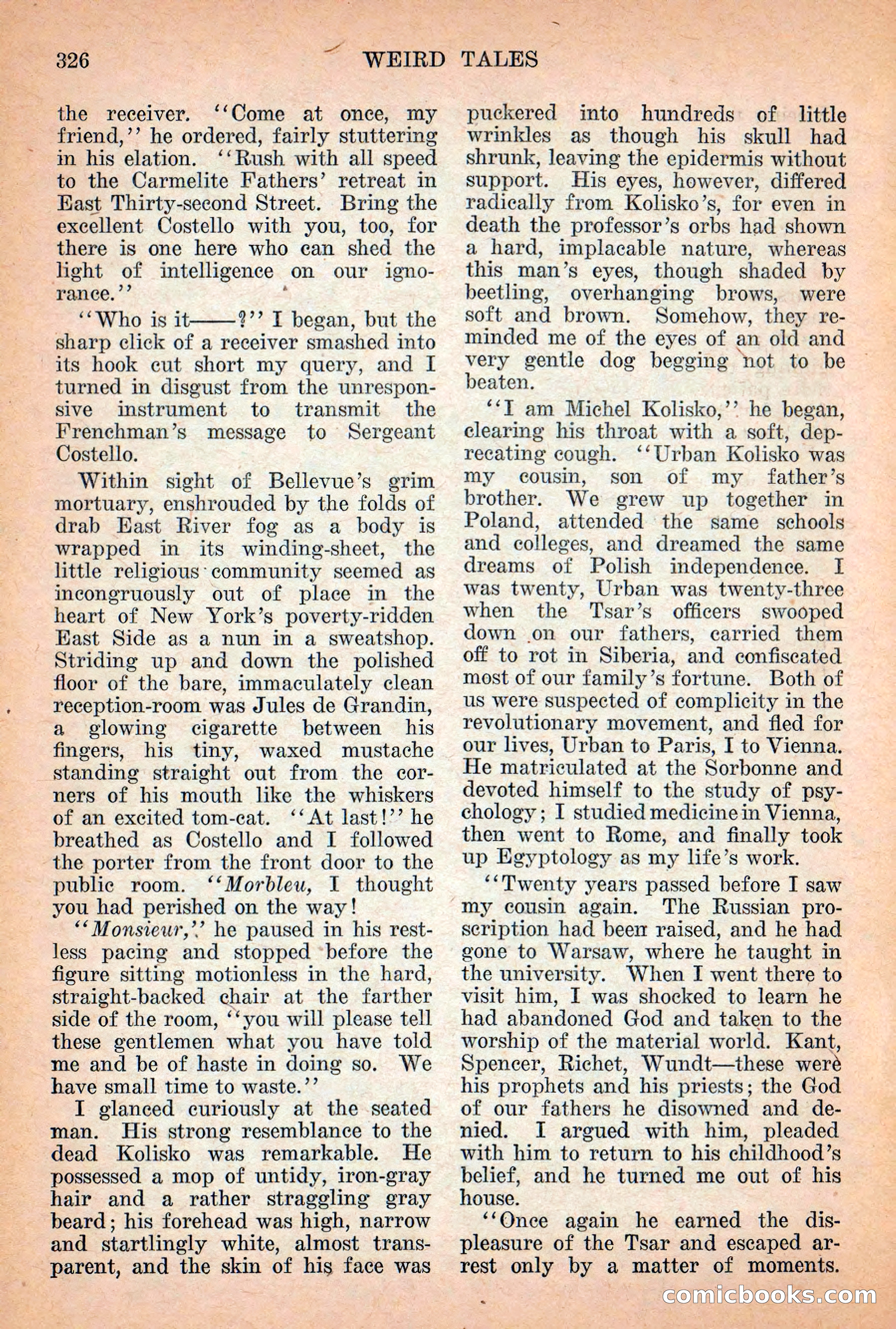 Weird Tales, Vol. 12 No. 3 — page 40 of 148