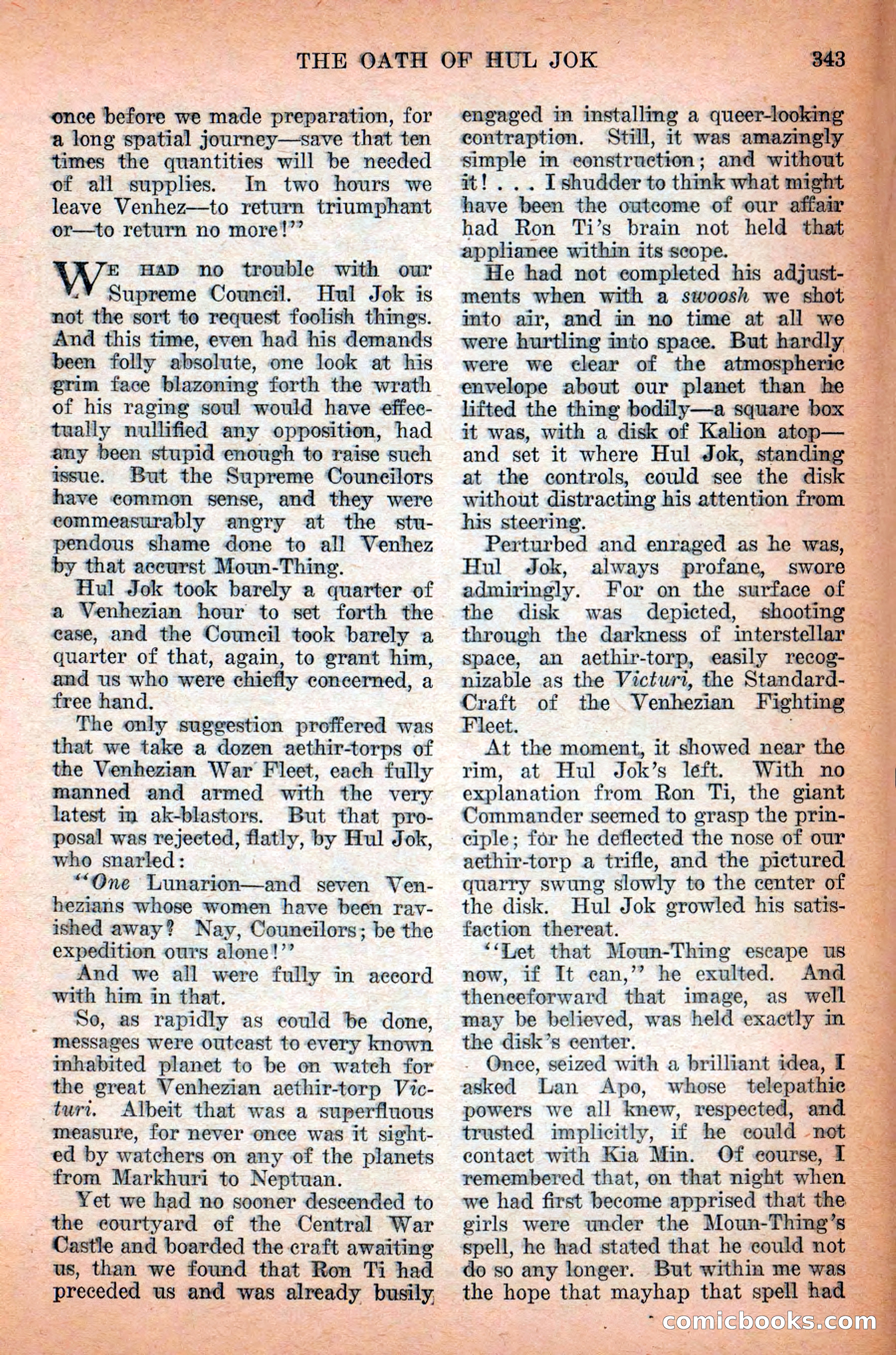Weird Tales, Vol. 12 No. 3 — page 57 of 148