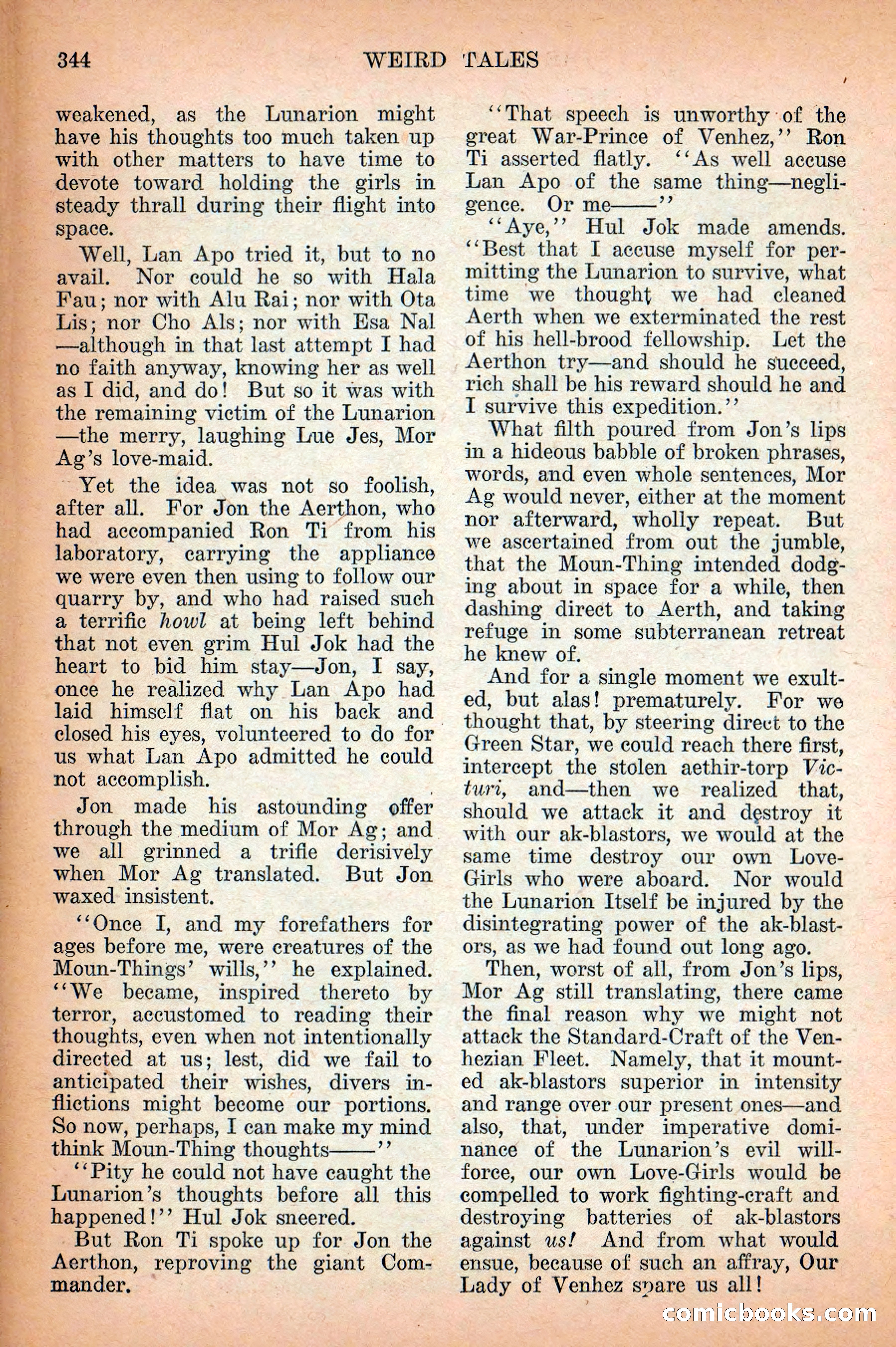 Weird Tales, Vol. 12 No. 3 — page 58 of 148