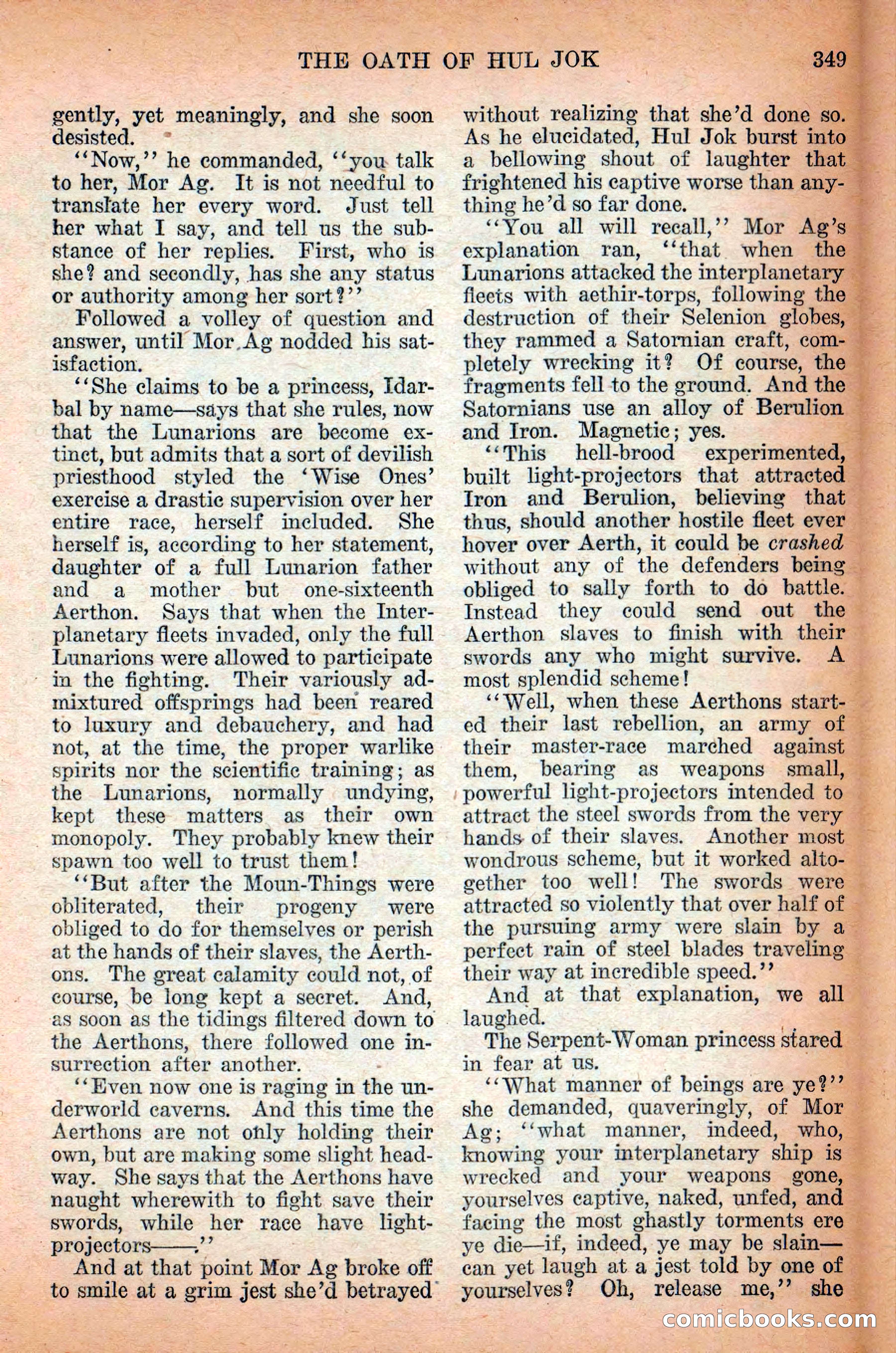 Weird Tales, Vol. 12 No. 3 — page 63 of 148
