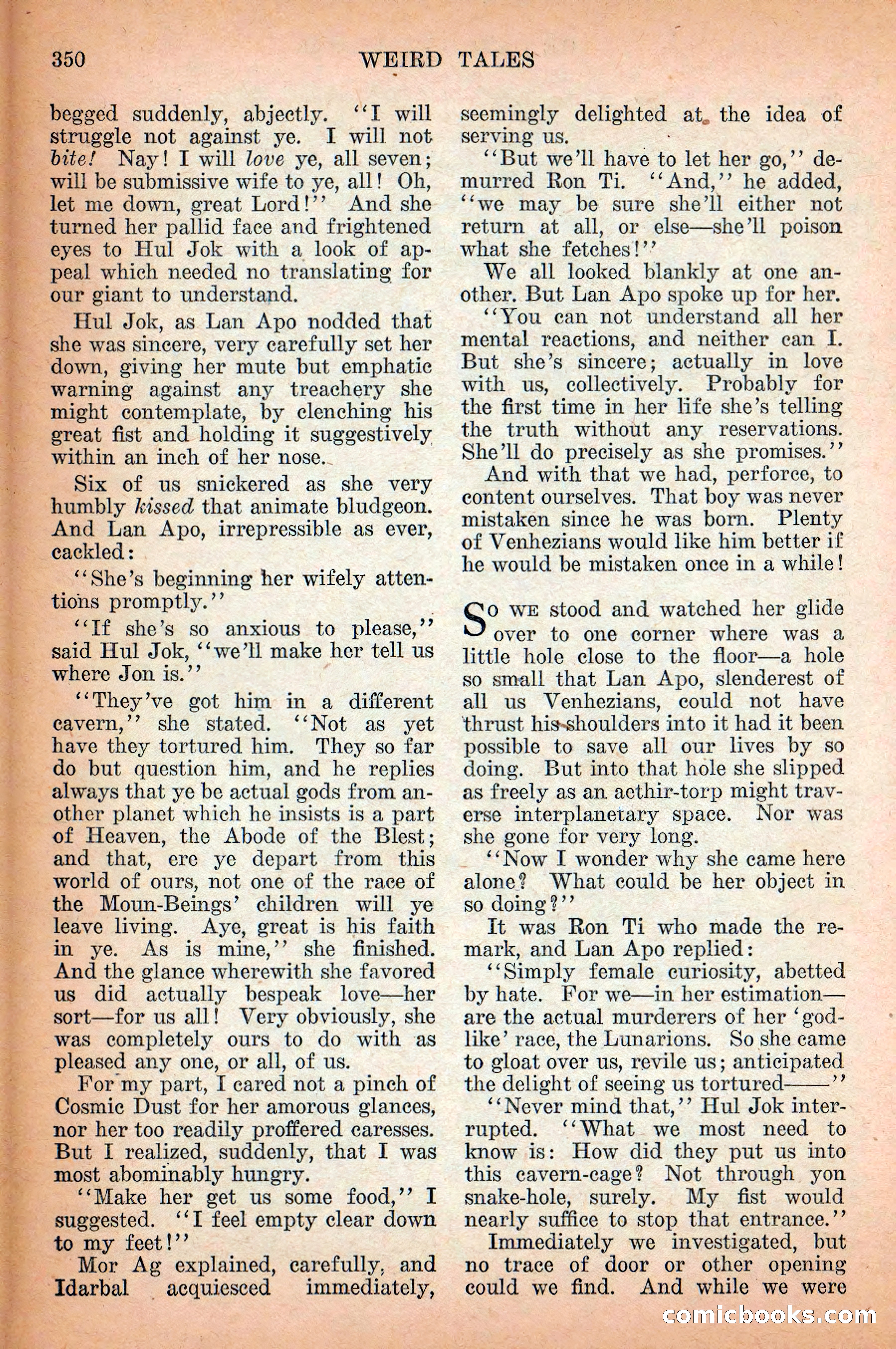 Weird Tales, Vol. 12 No. 3 — page 64 of 148