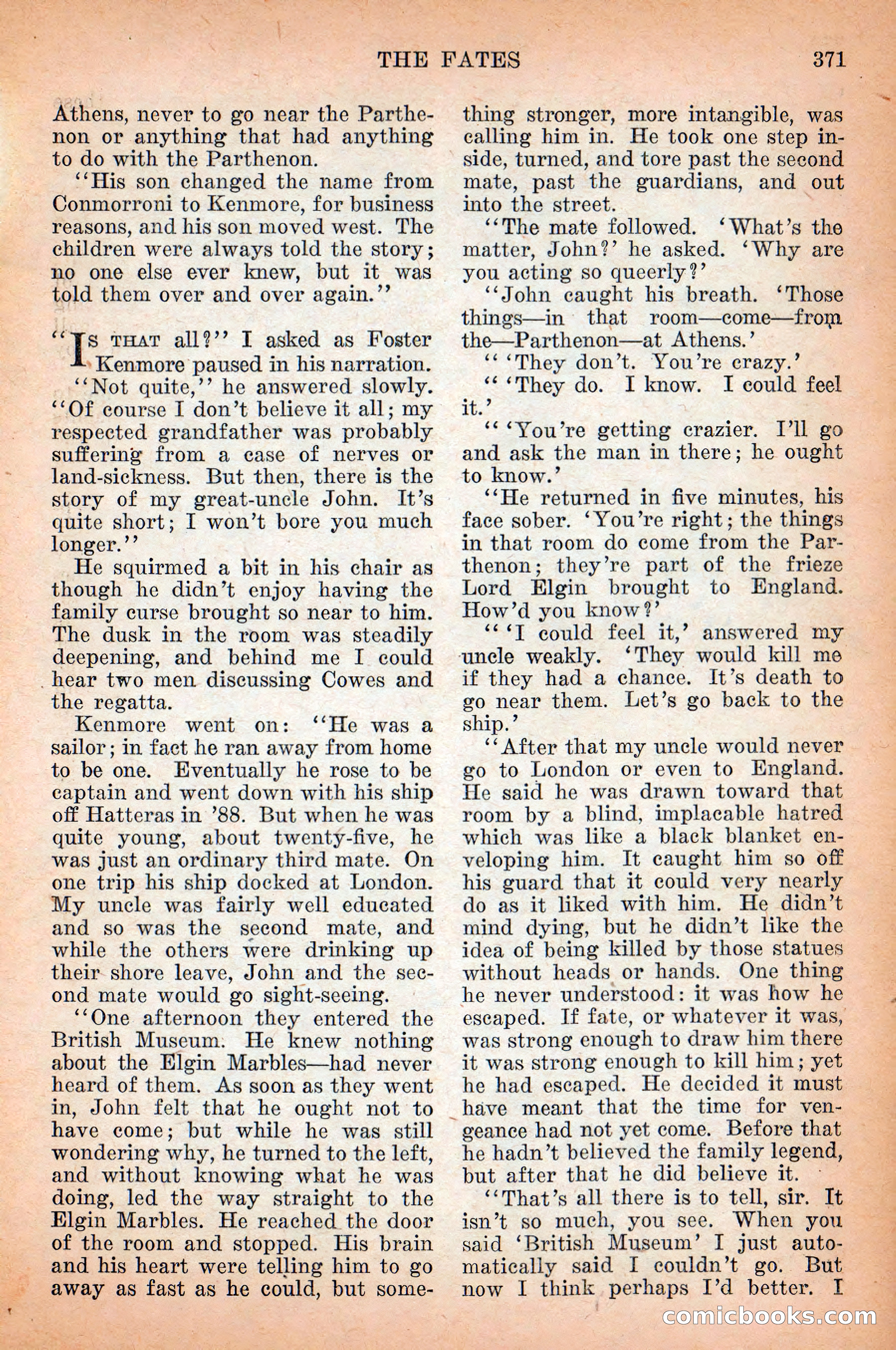 Weird Tales, Vol. 12 No. 3 — page 85 of 148