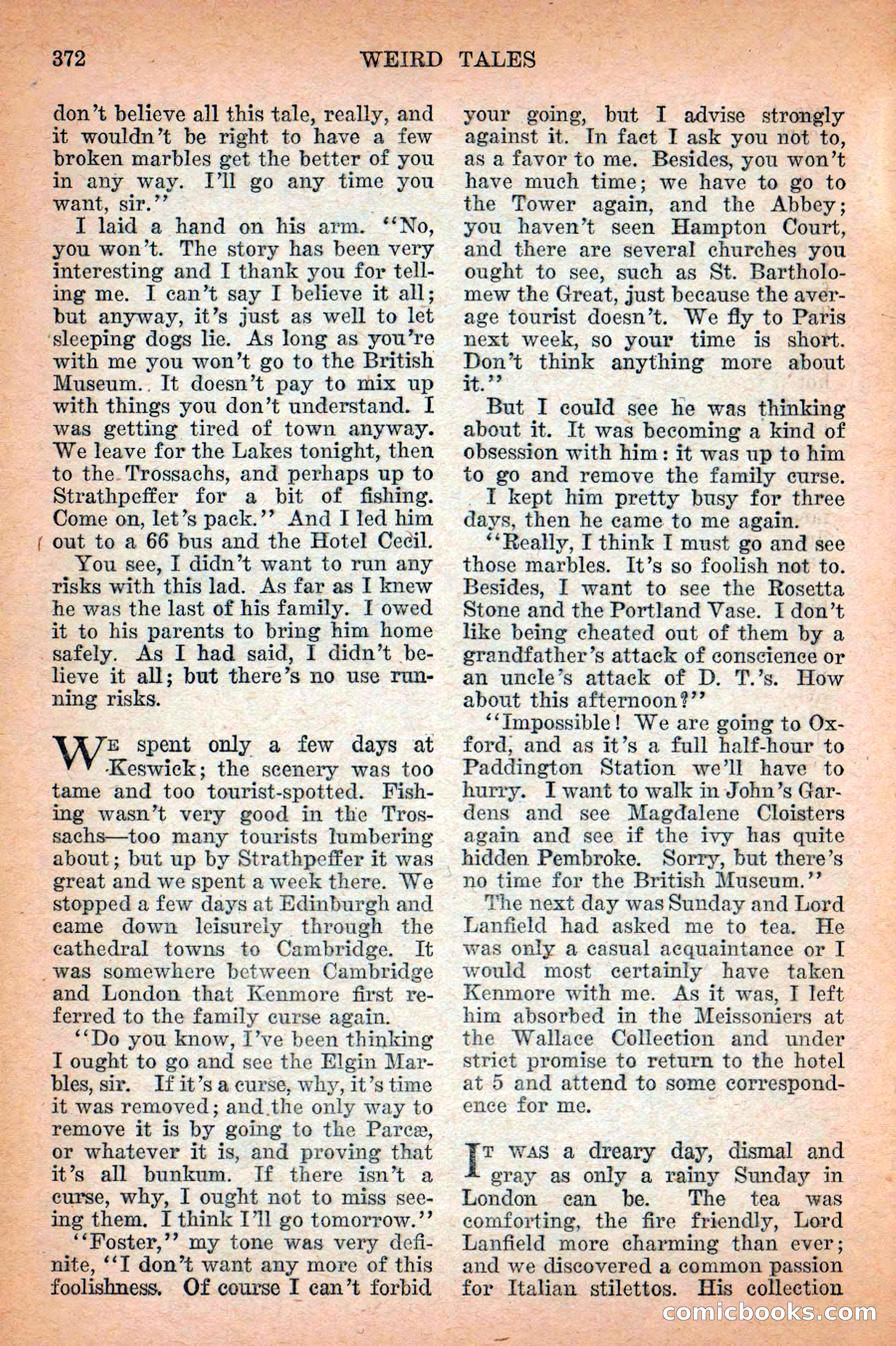 Weird Tales, Vol. 12 No. 3 — page 86 of 148