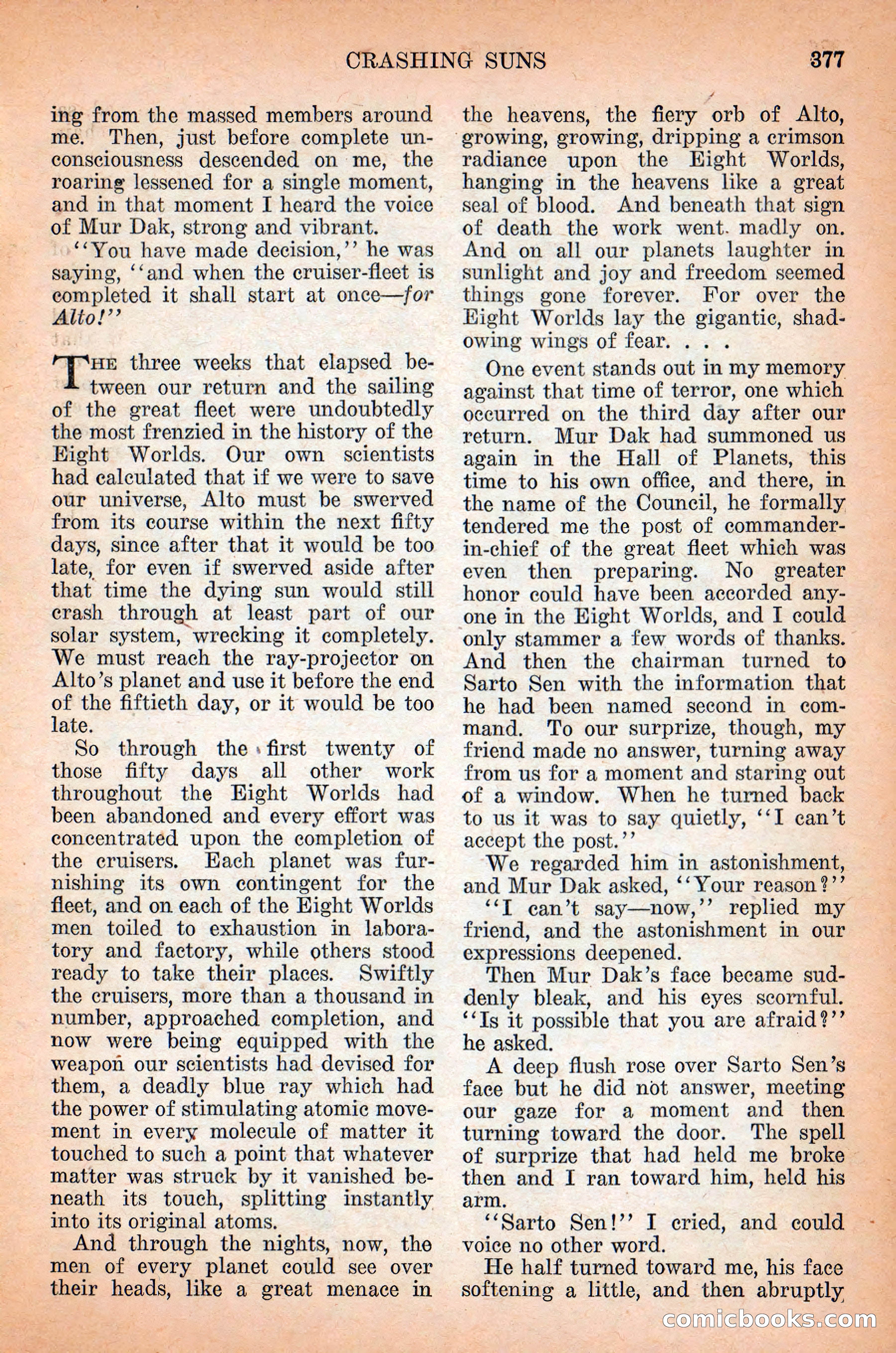 Weird Tales, Vol. 12 No. 3 — page 91 of 148