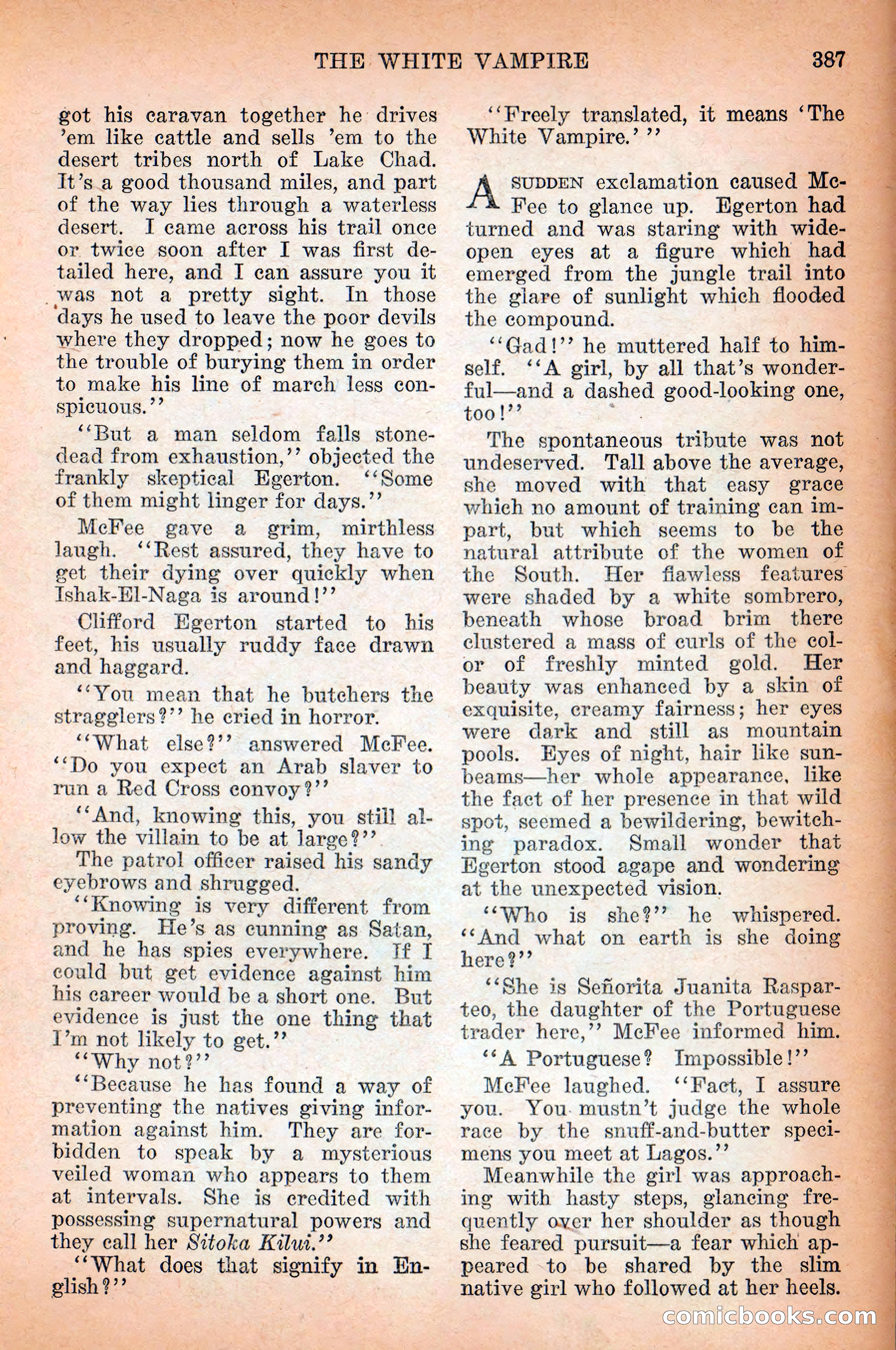 Weird Tales, Vol. 12 No. 3 — page 101 of 148