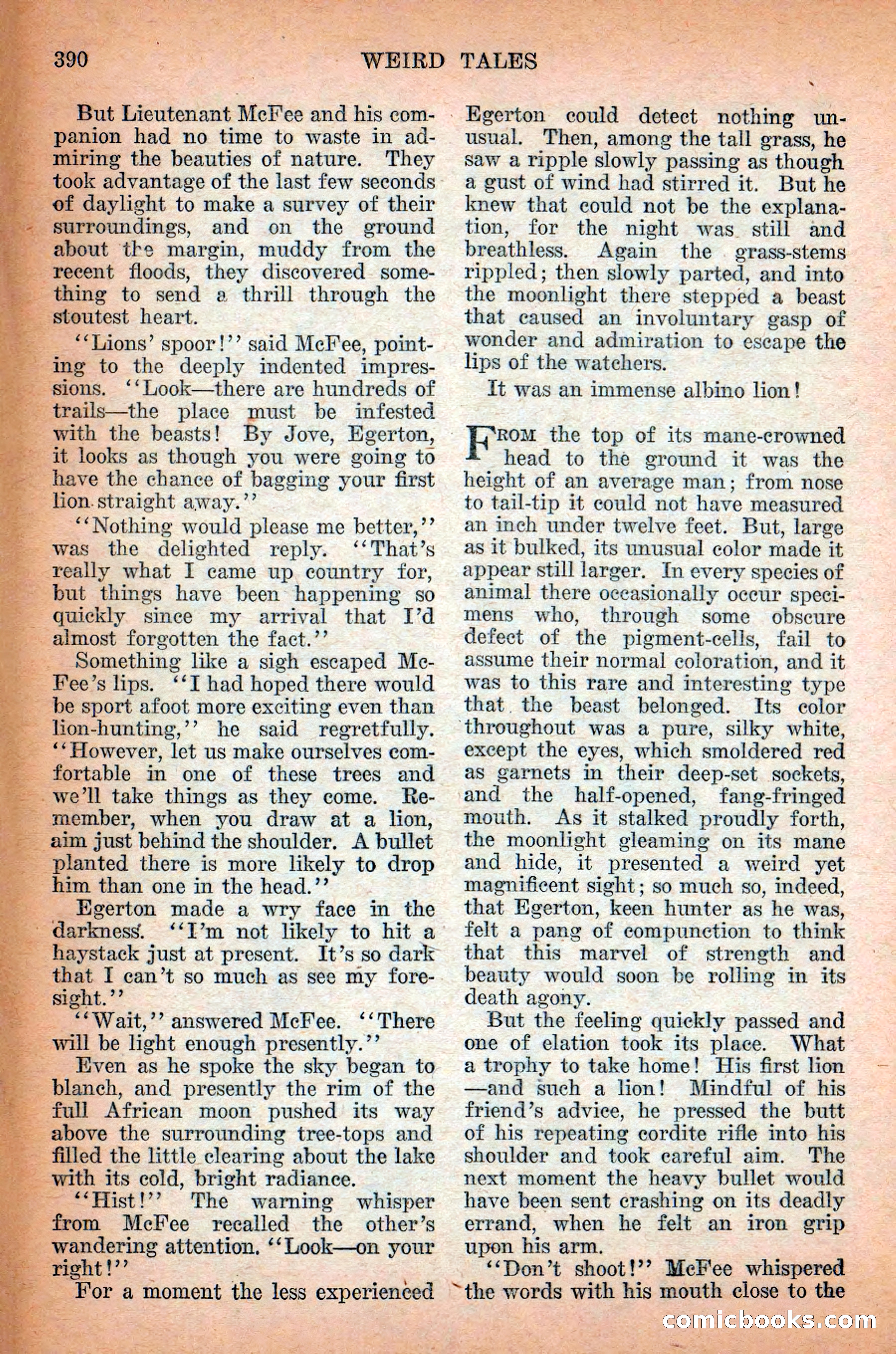 Weird Tales, Vol. 12 No. 3 — page 104 of 148