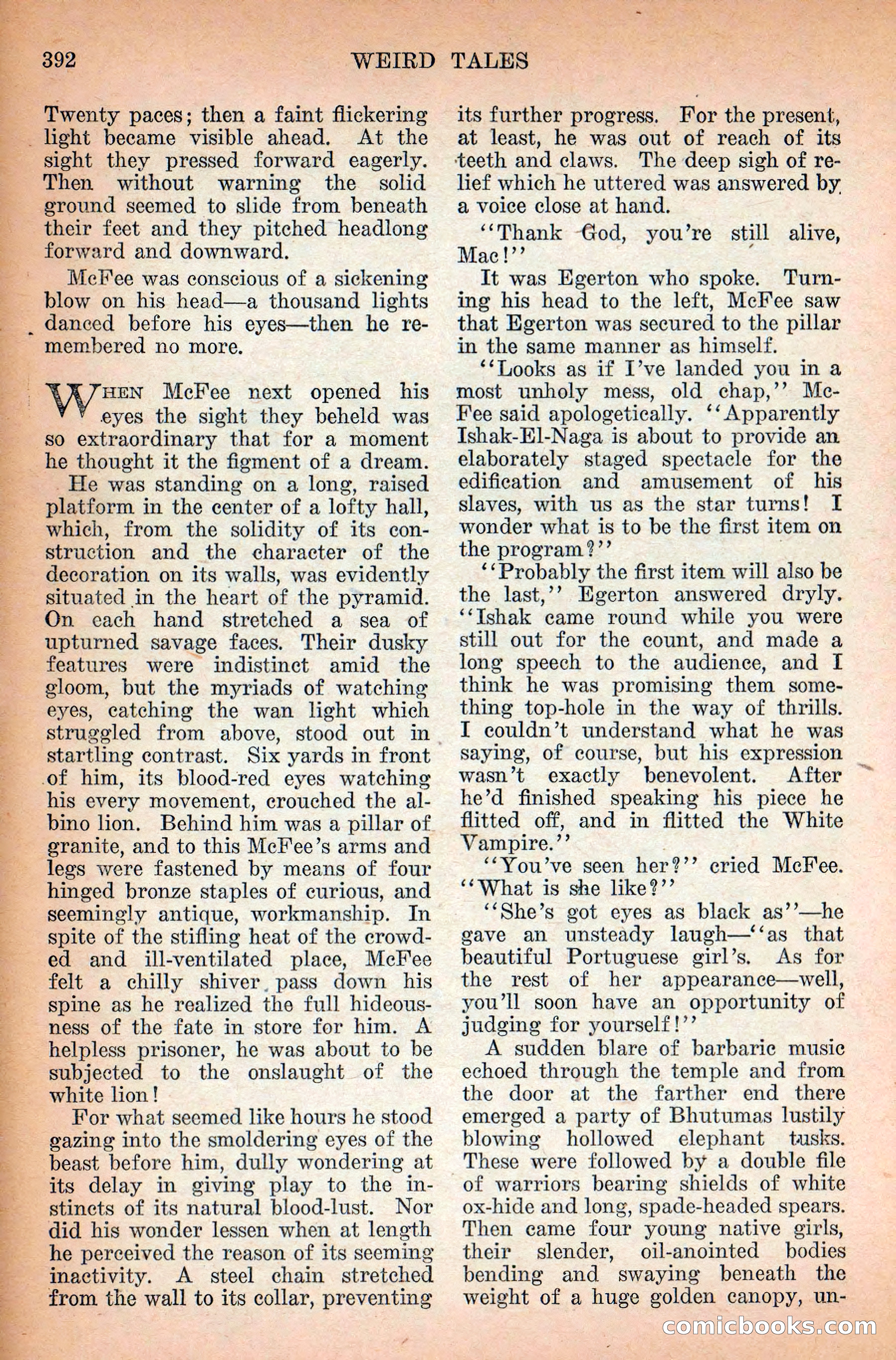 Weird Tales, Vol. 12 No. 3 — page 106 of 148