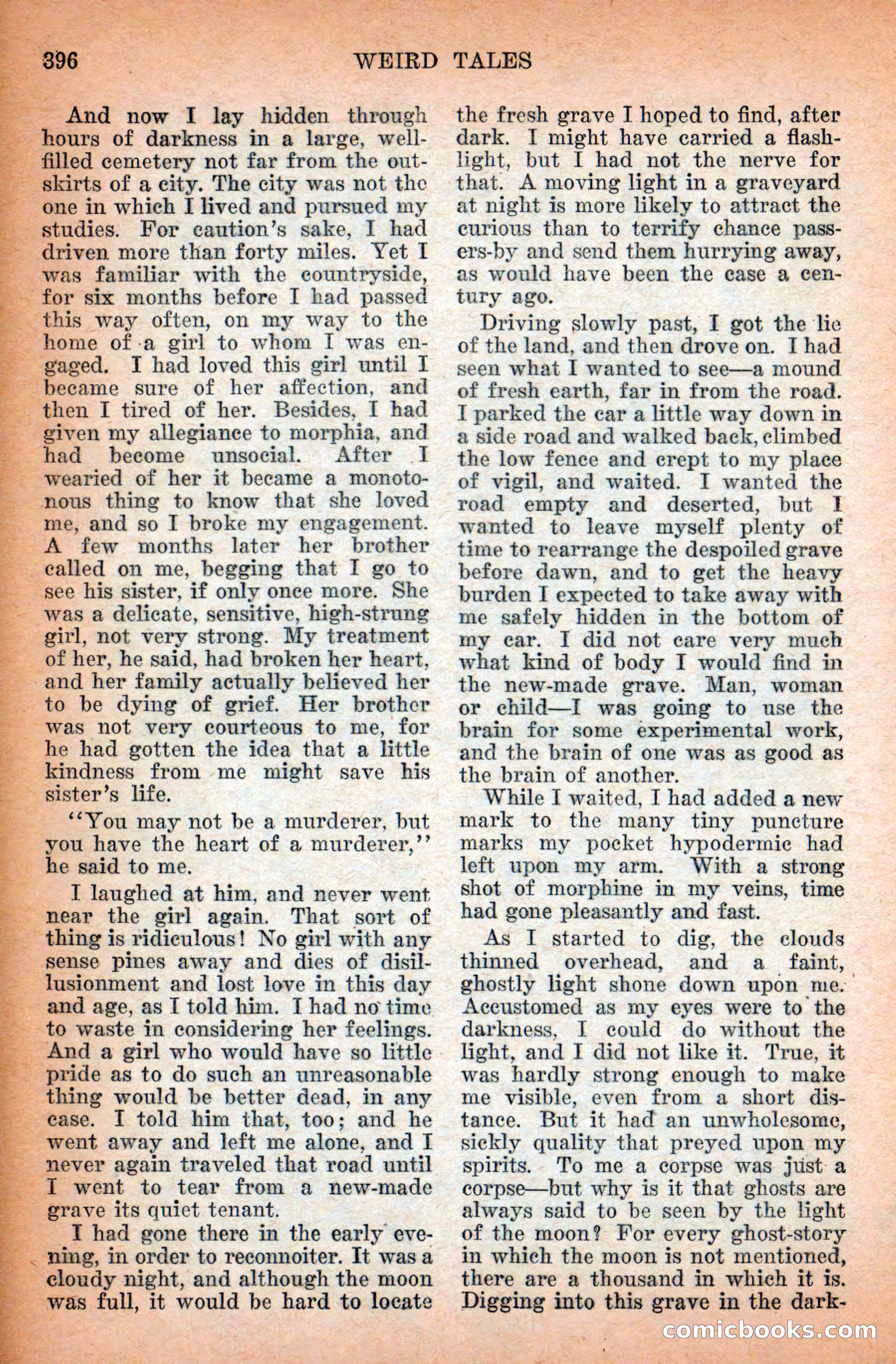 Weird Tales, Vol. 12 No. 3 — page 110 of 148