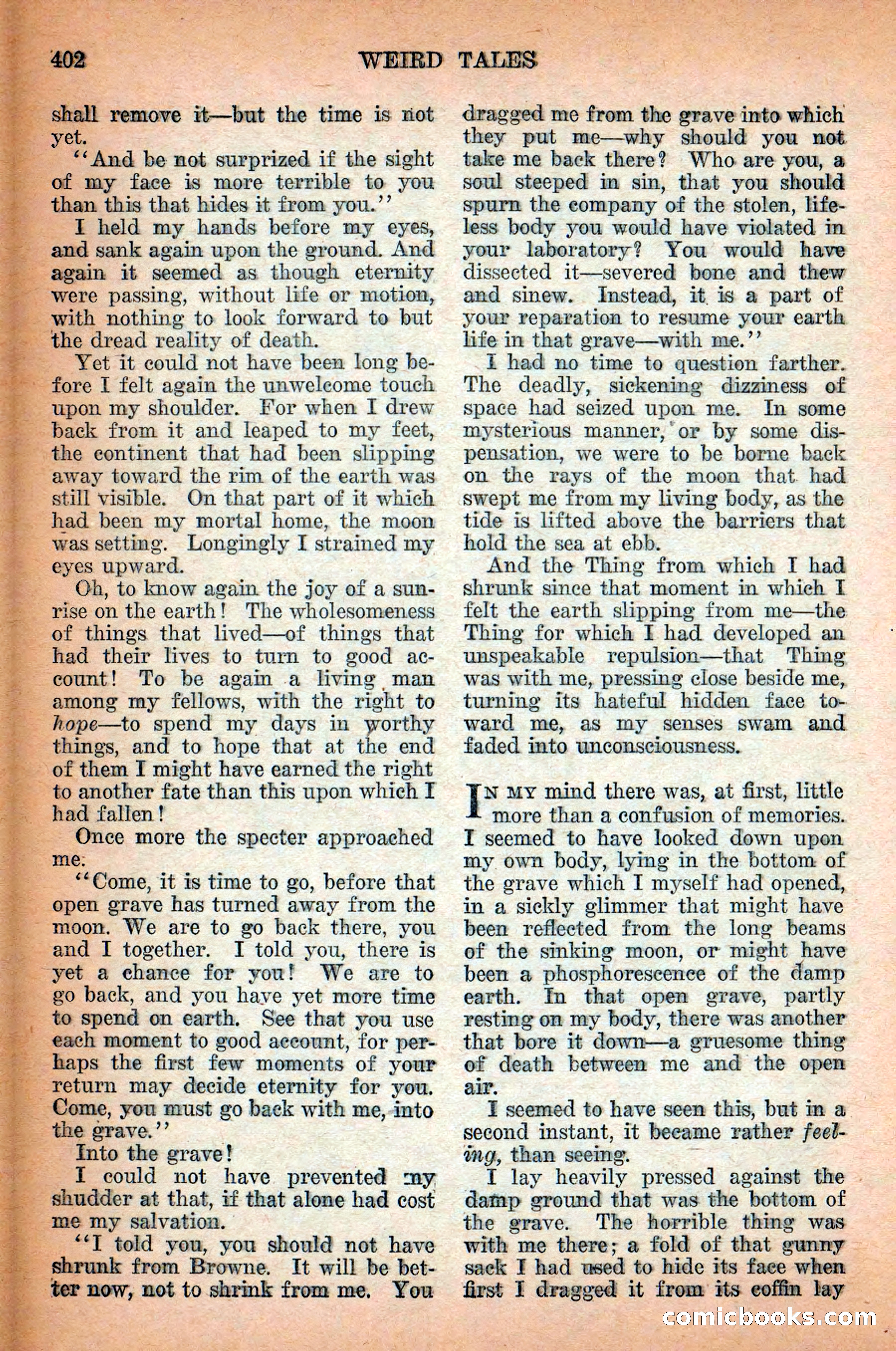 Weird Tales, Vol. 12 No. 3 — page 116 of 148
