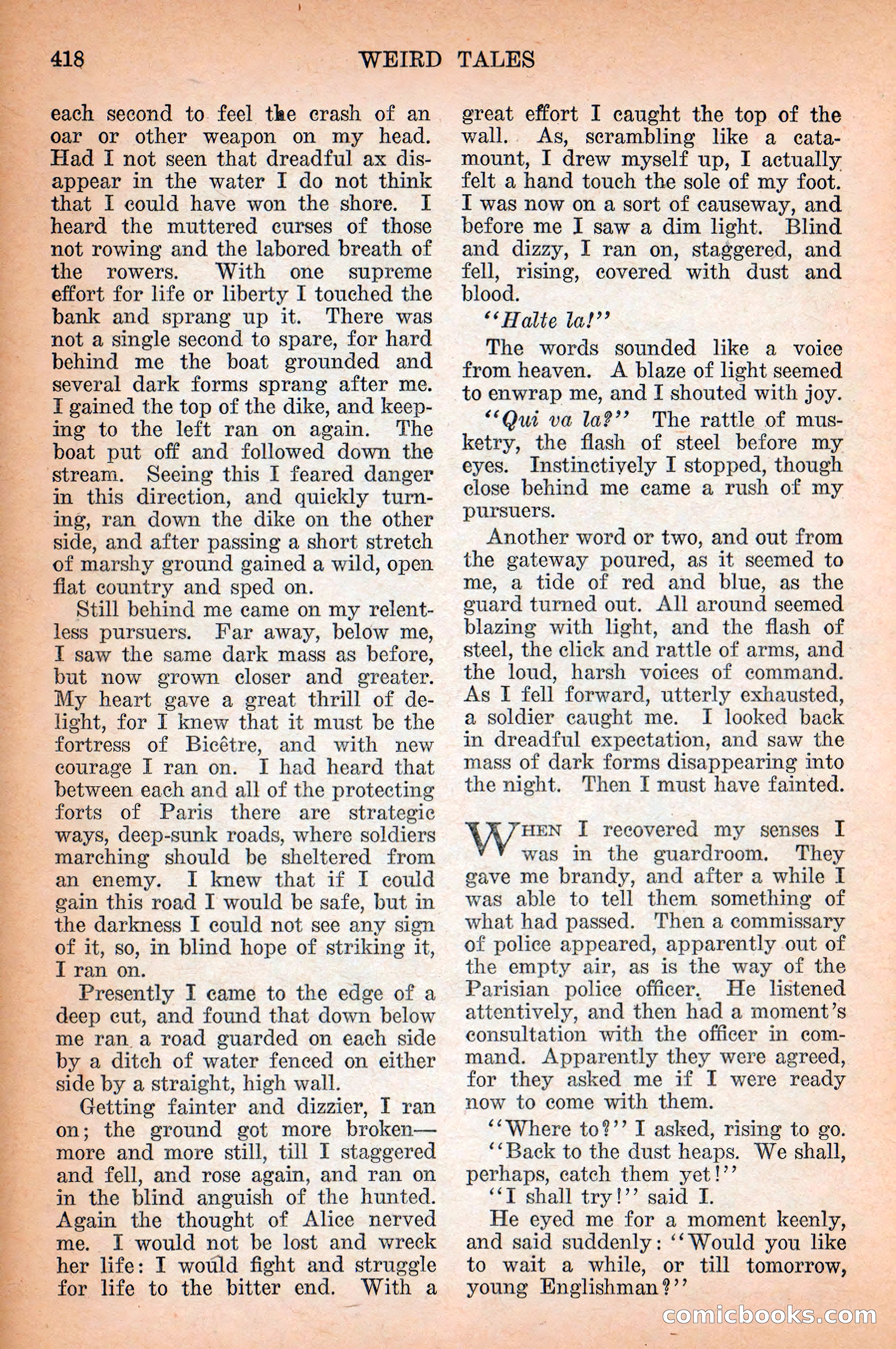 Weird Tales, Vol. 12 No. 3 — page 132 of 148
