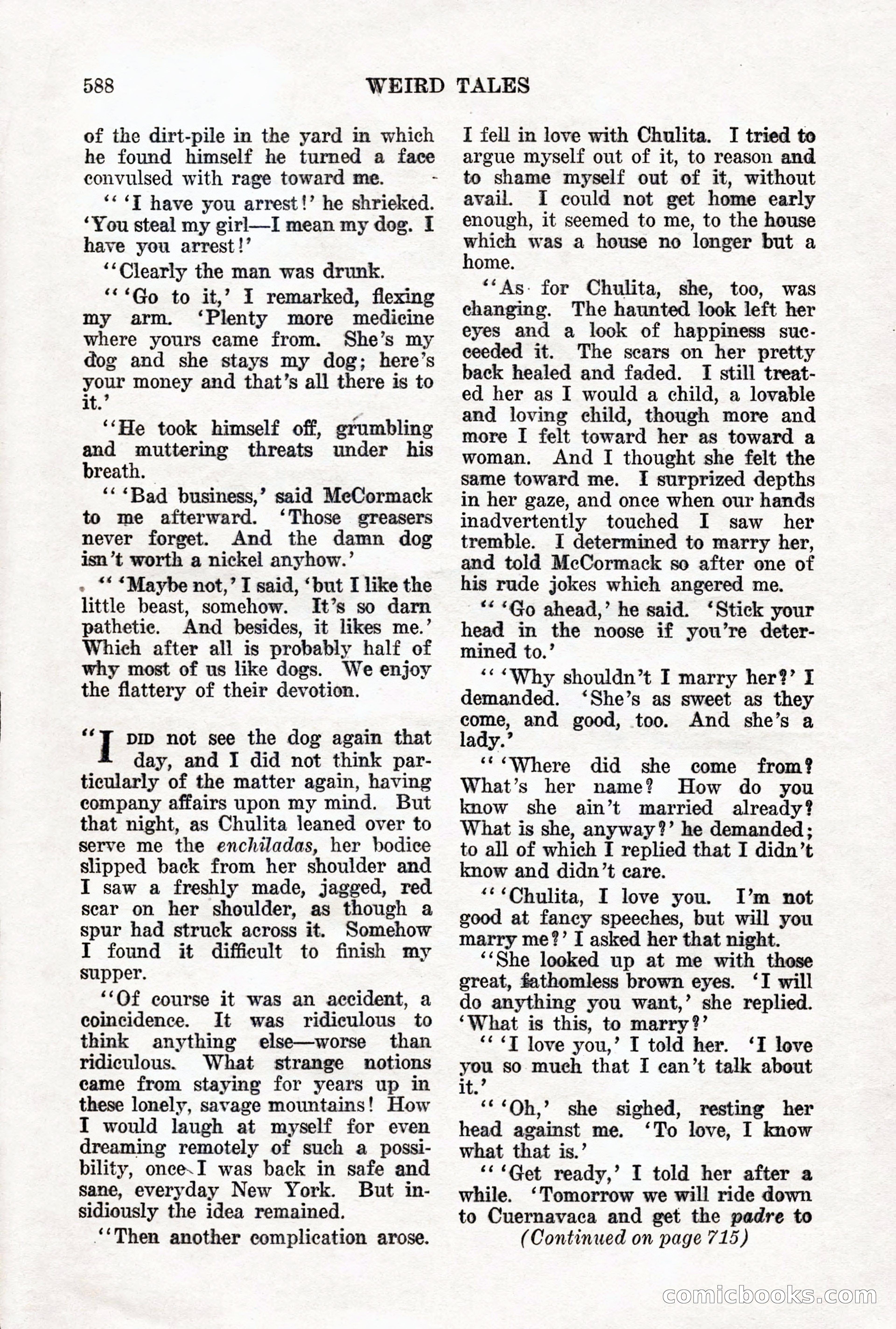 Weird Tales, Vol. 12 No. 5 — page 14 of 148
