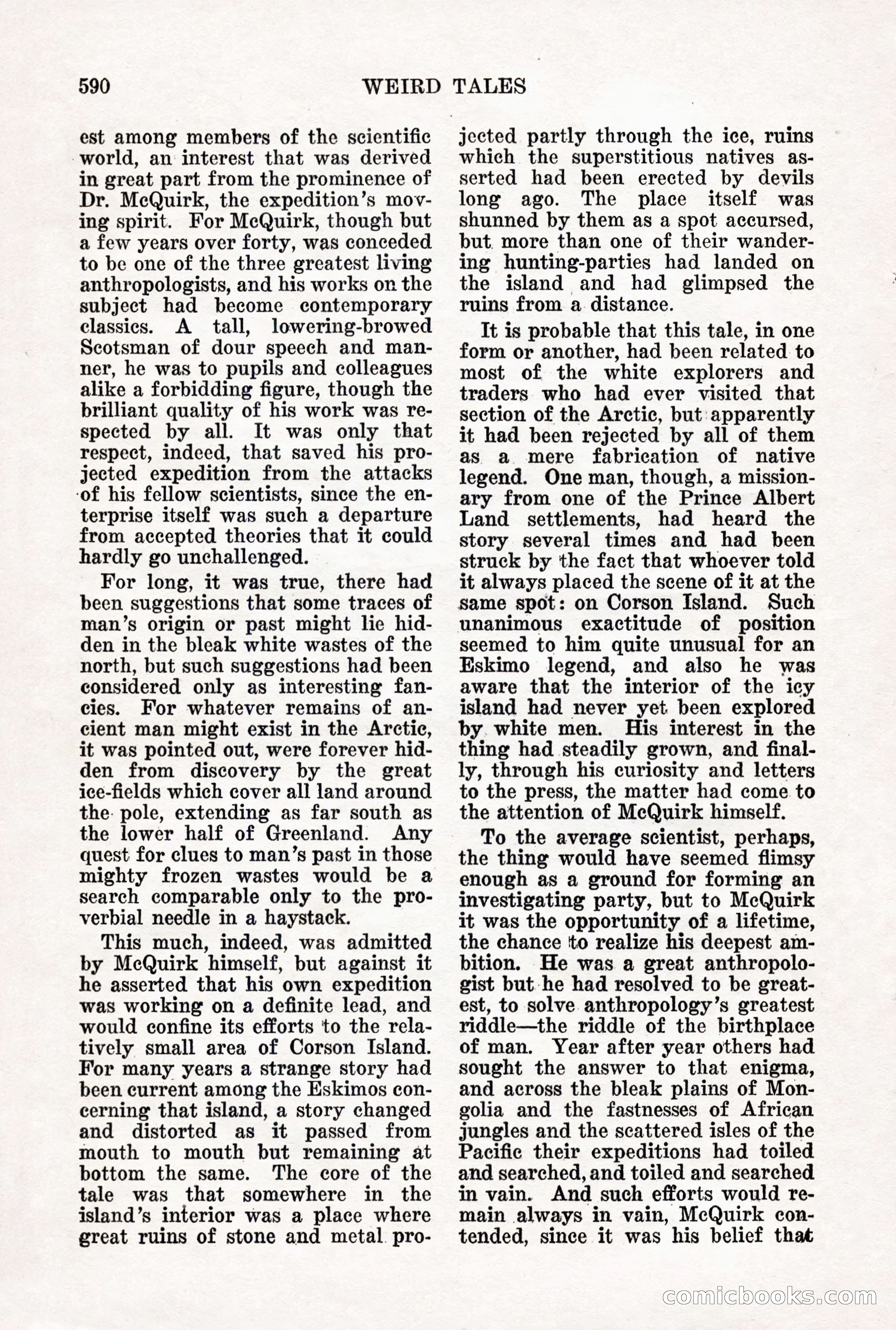 Weird Tales, Vol. 12 No. 5 — page 16 of 148