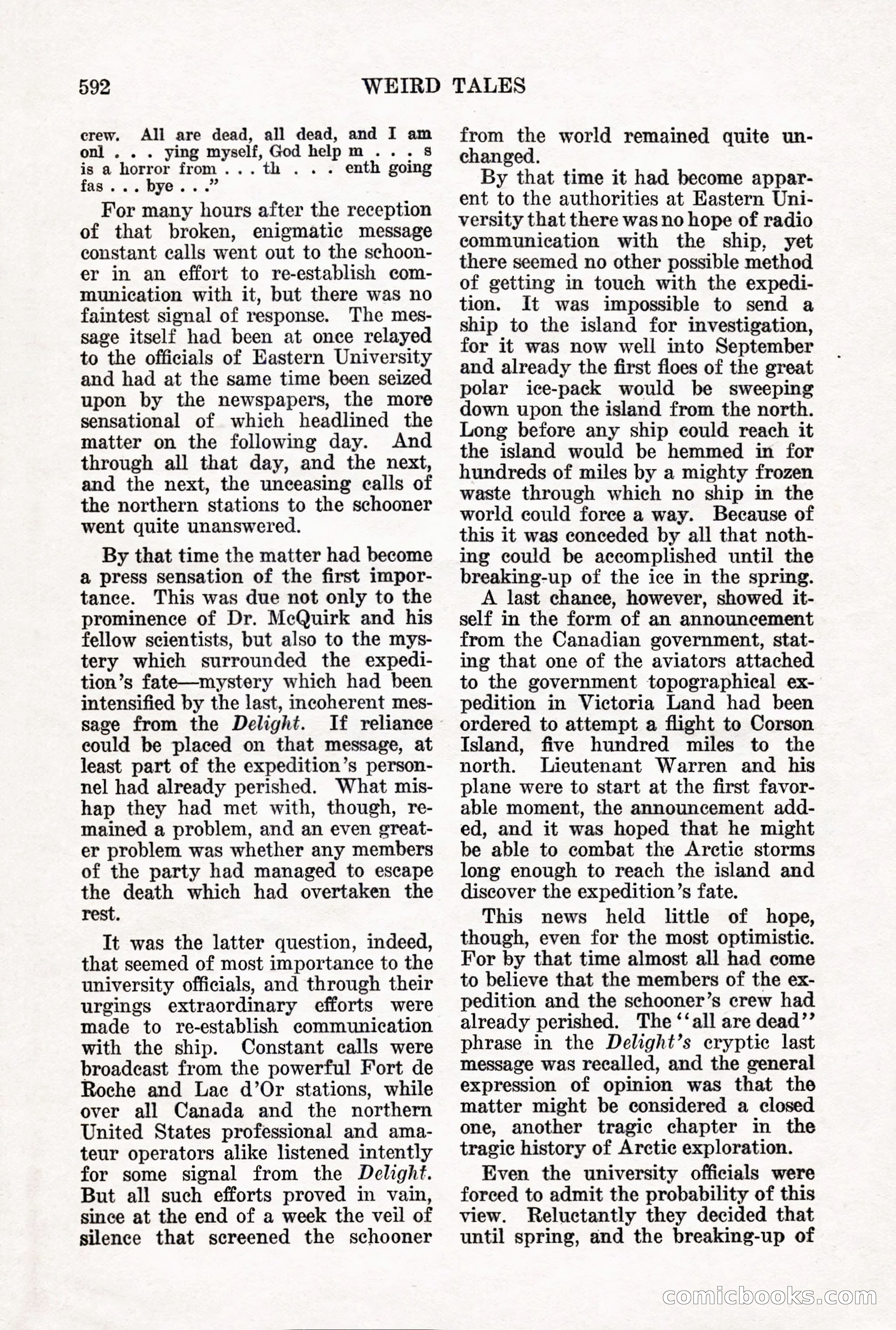 Weird Tales, Vol. 12 No. 5 — page 18 of 148