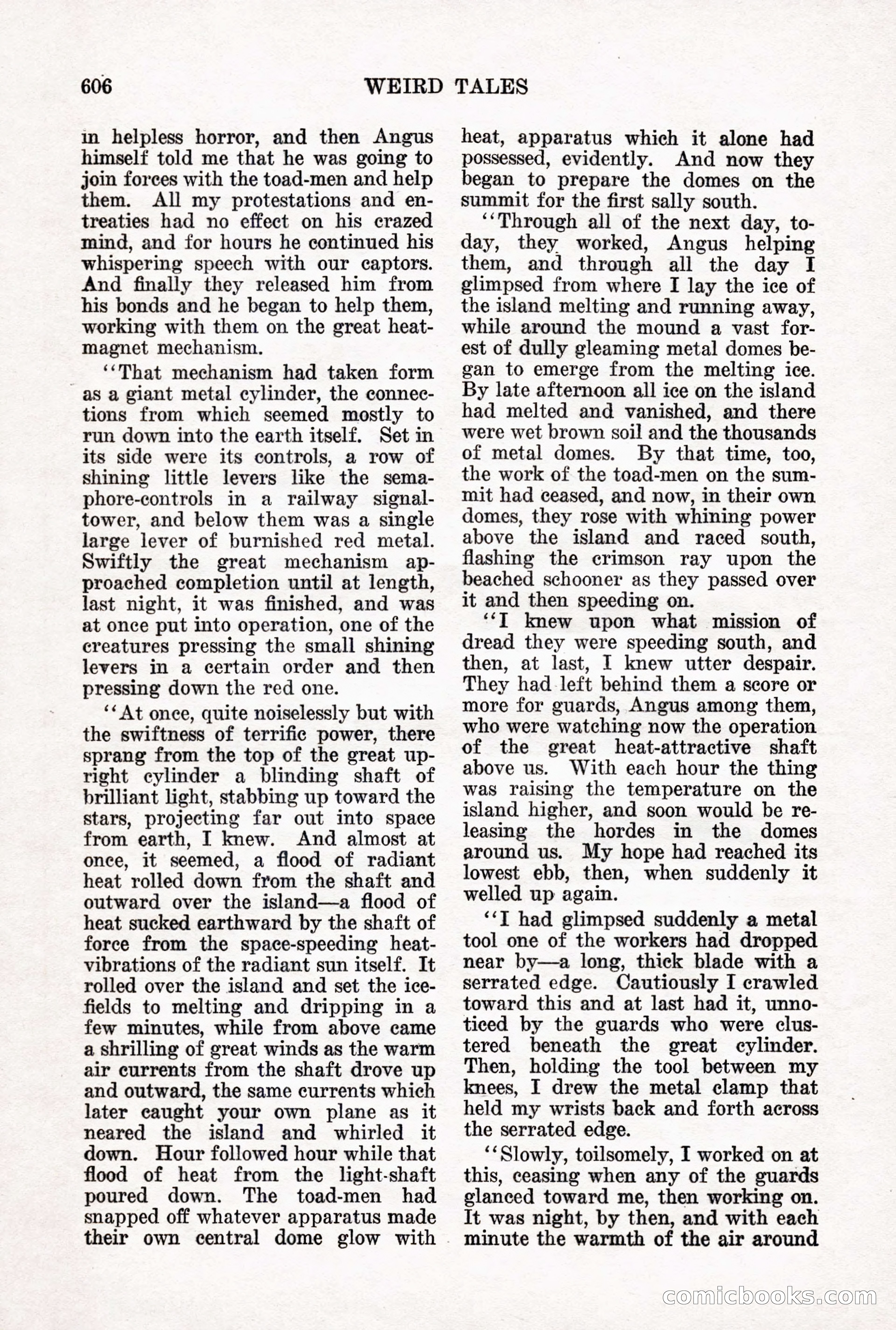 Weird Tales, Vol. 12 No. 5 — page 32 of 148
