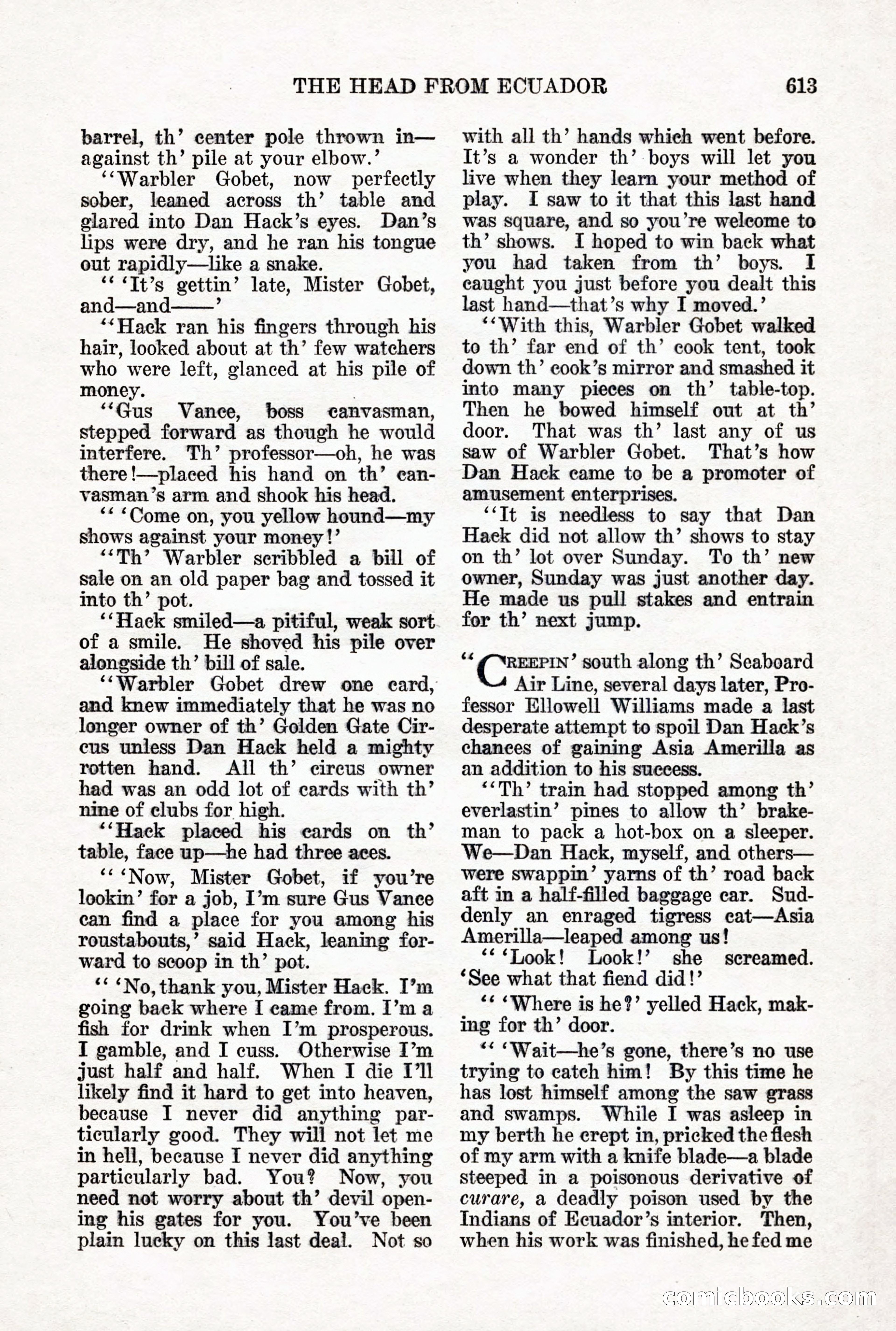 Weird Tales, Vol. 12 No. 5 — page 39 of 148