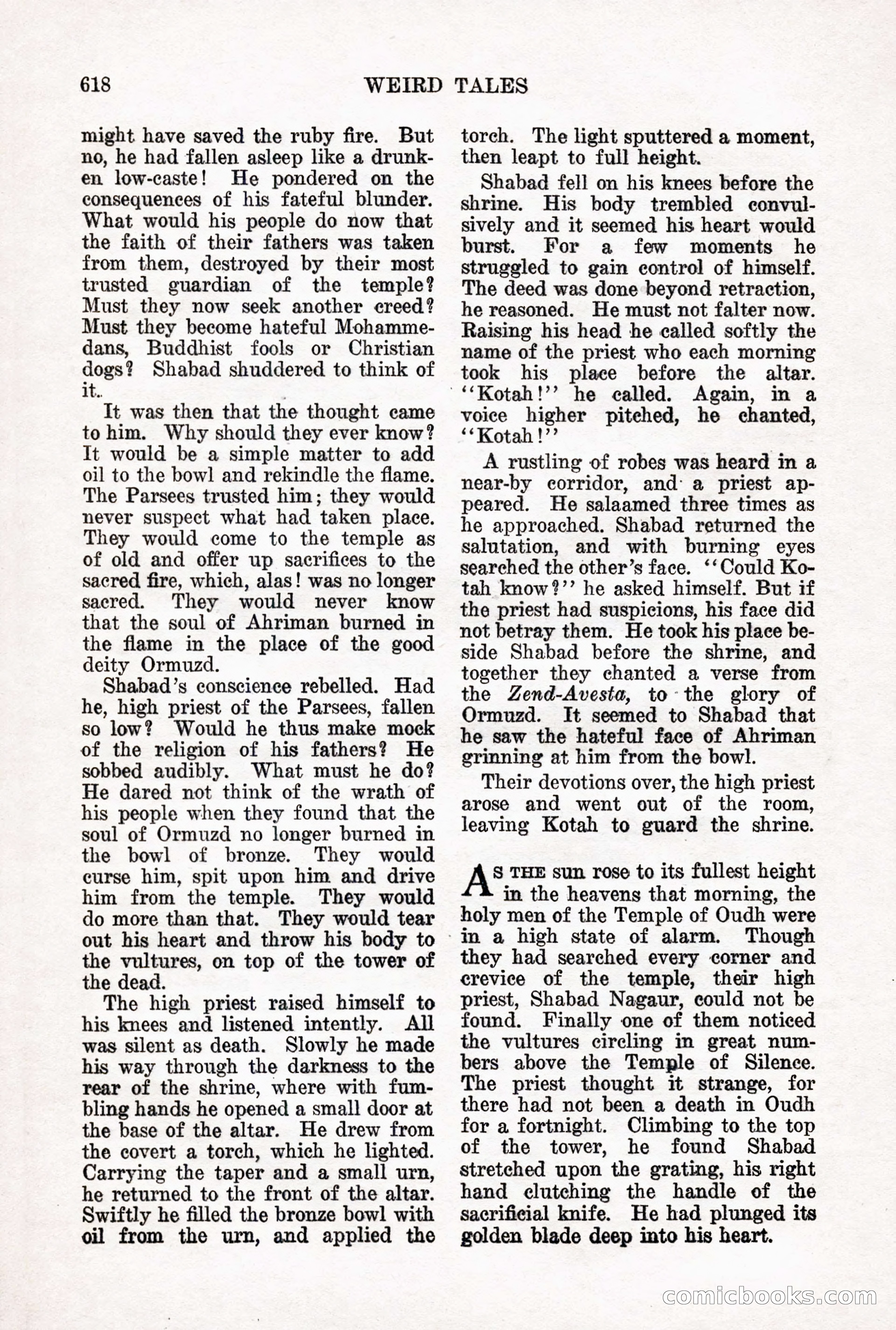 Weird Tales, Vol. 12 No. 5 — page 44 of 148