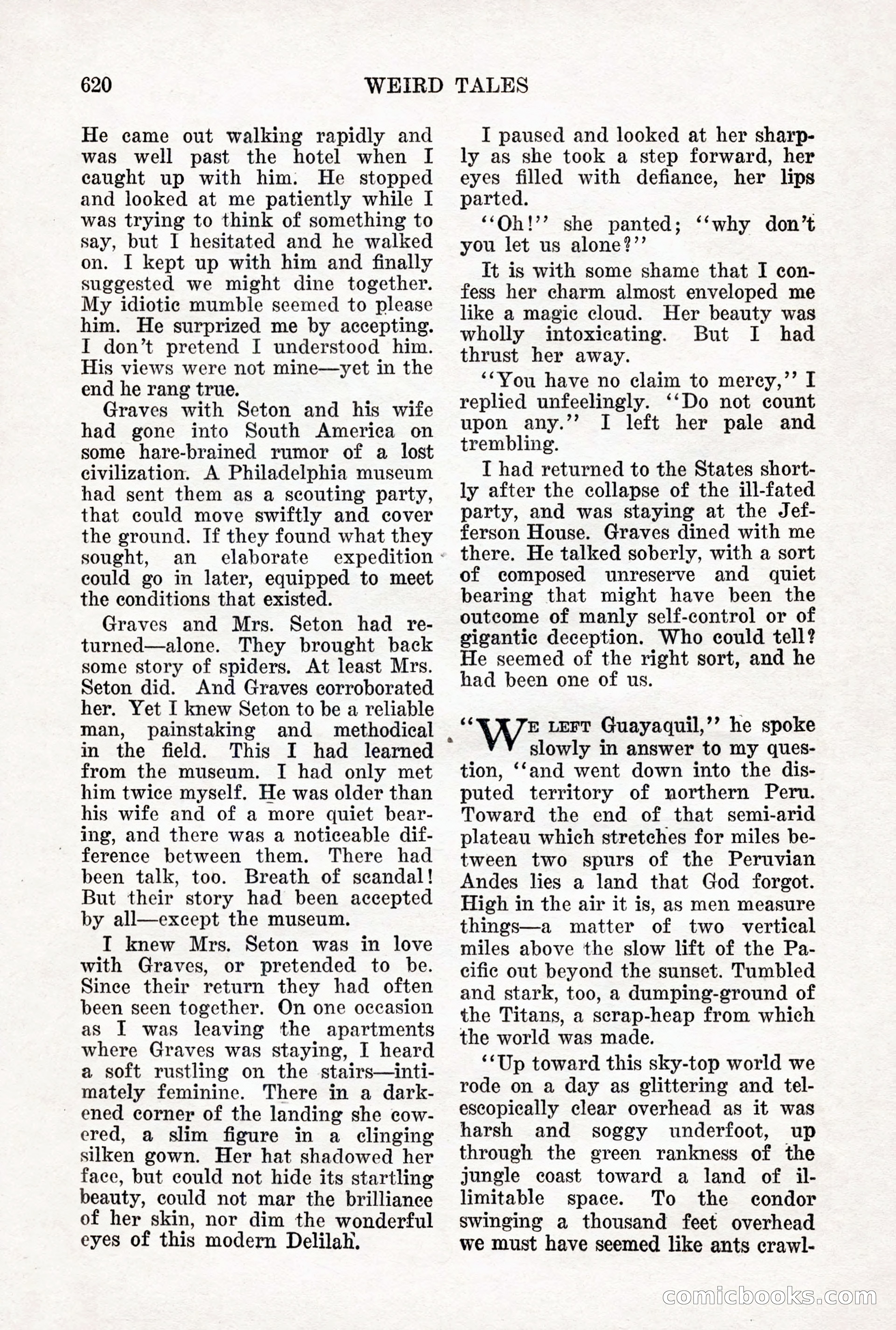 Weird Tales, Vol. 12 No. 5 — page 46 of 148