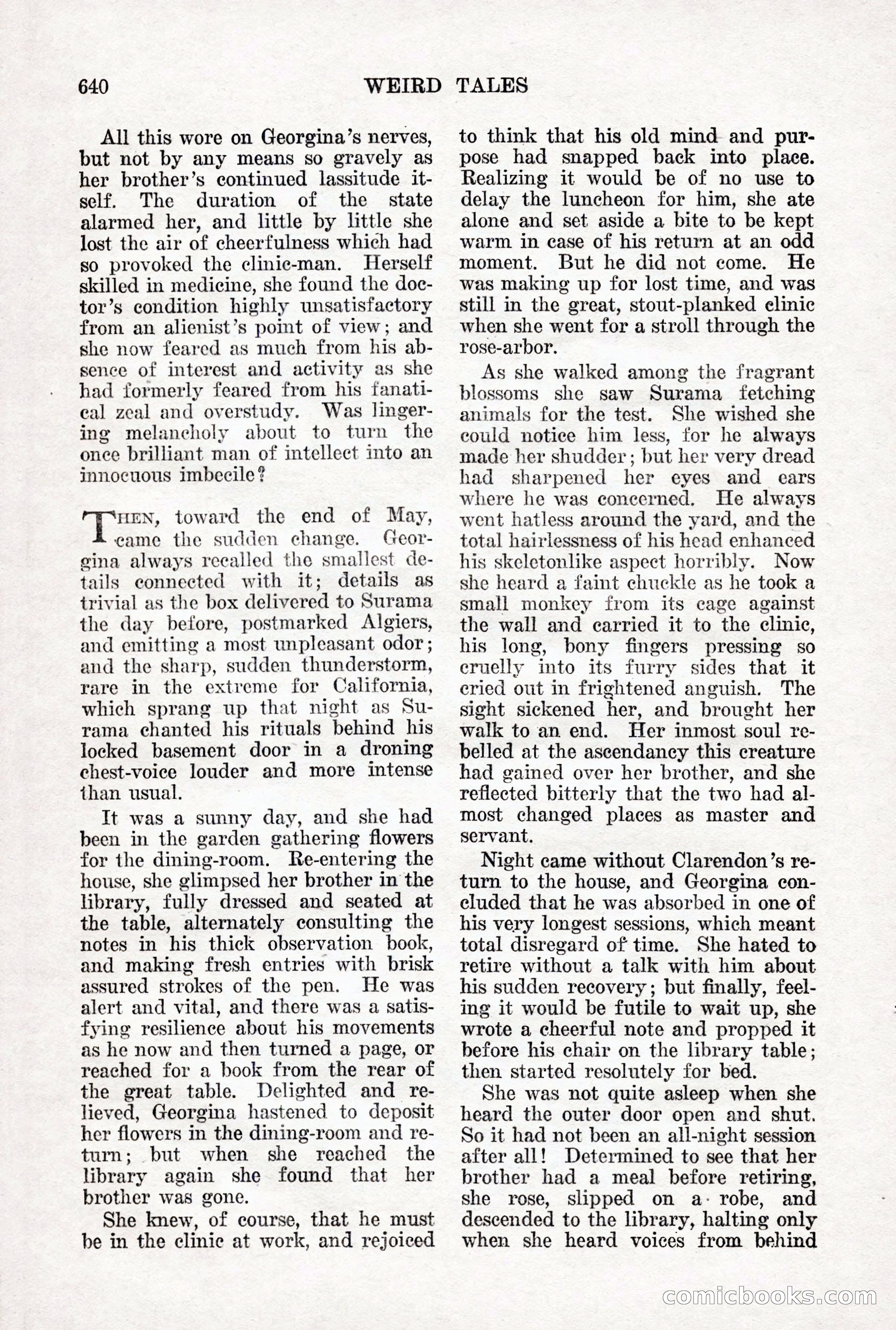 Weird Tales, Vol. 12 No. 5 — page 66 of 148