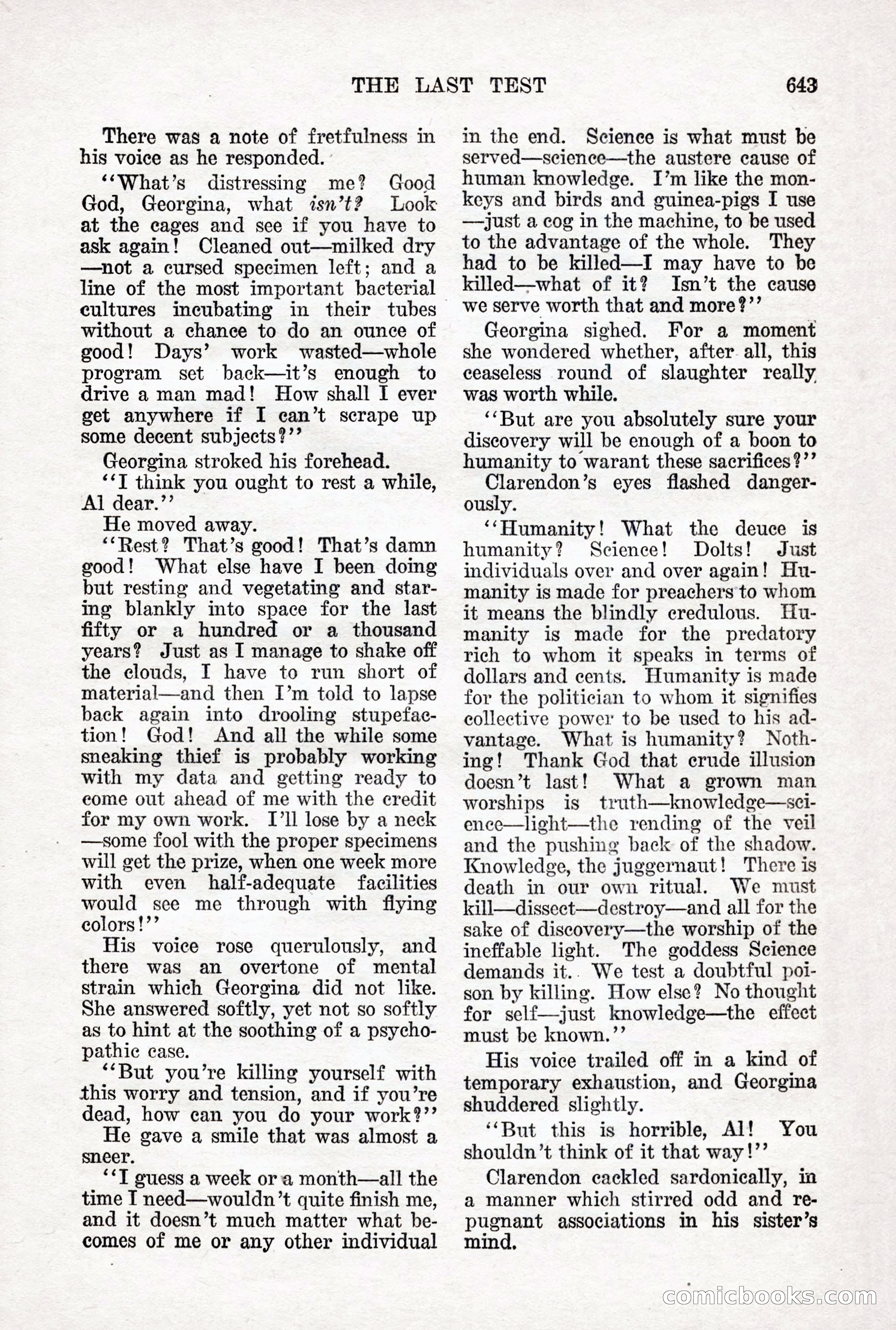 Weird Tales, Vol. 12 No. 5 — page 69 of 148