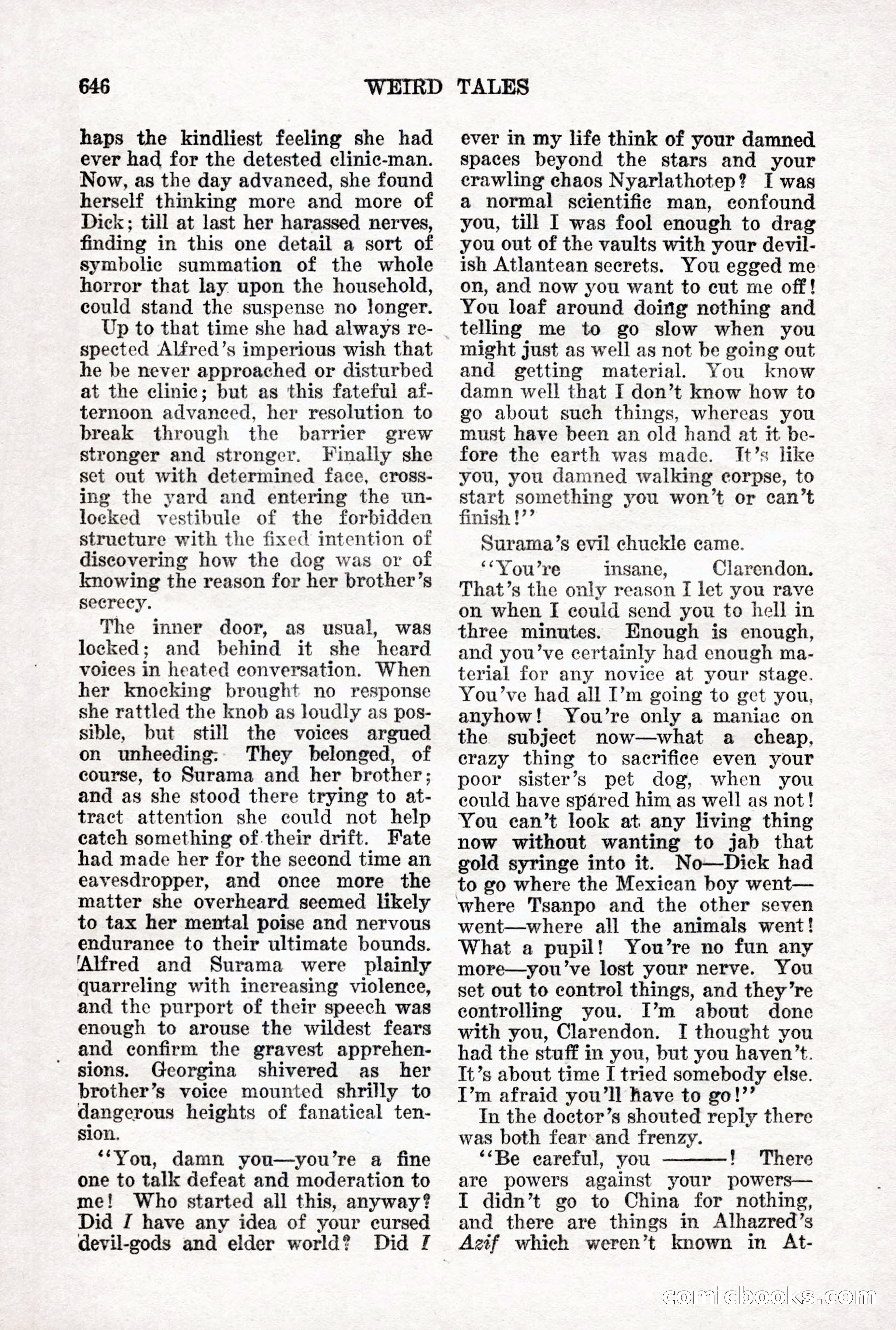 Weird Tales, Vol. 12 No. 5 — page 72 of 148