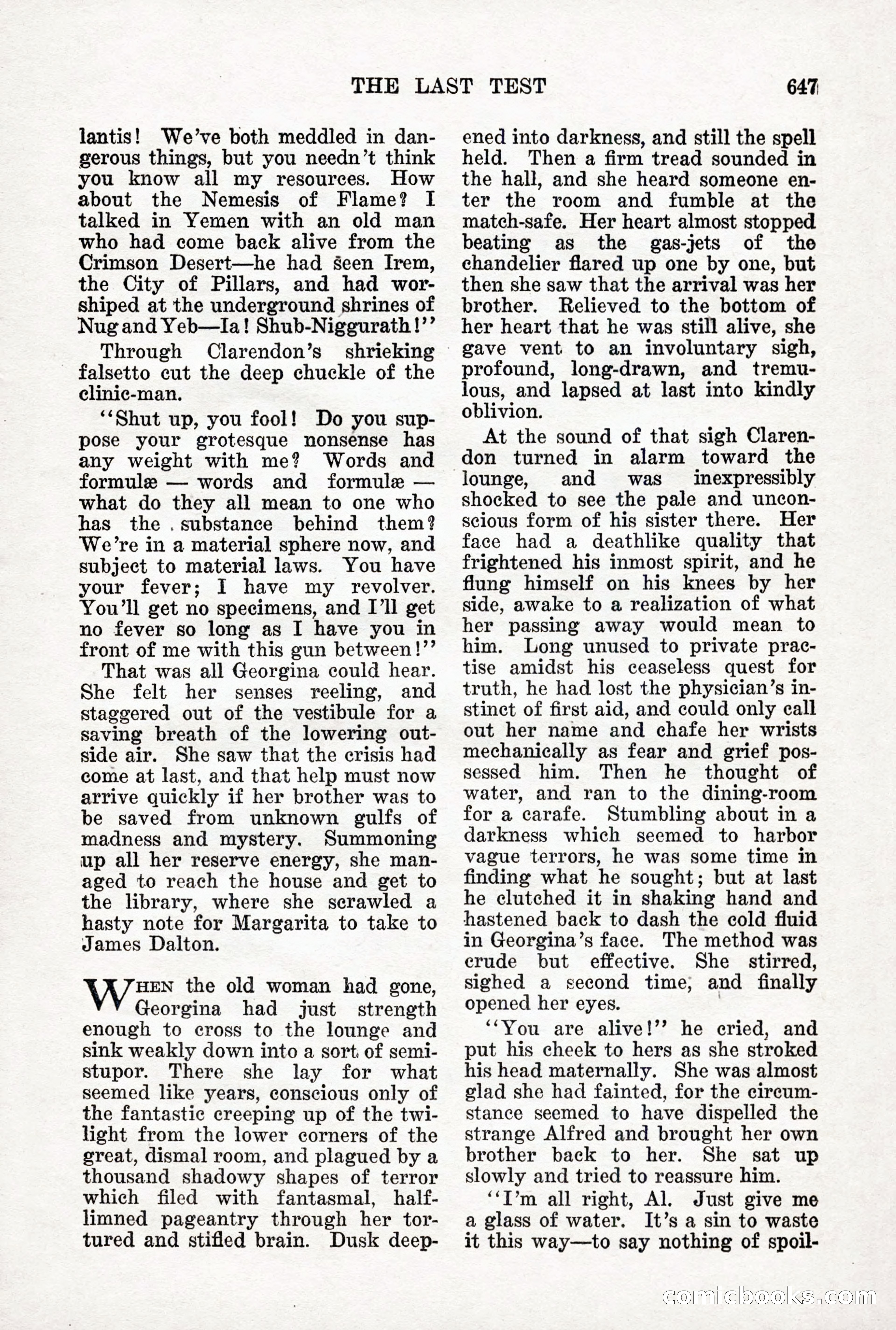 Weird Tales, Vol. 12 No. 5 — page 73 of 148