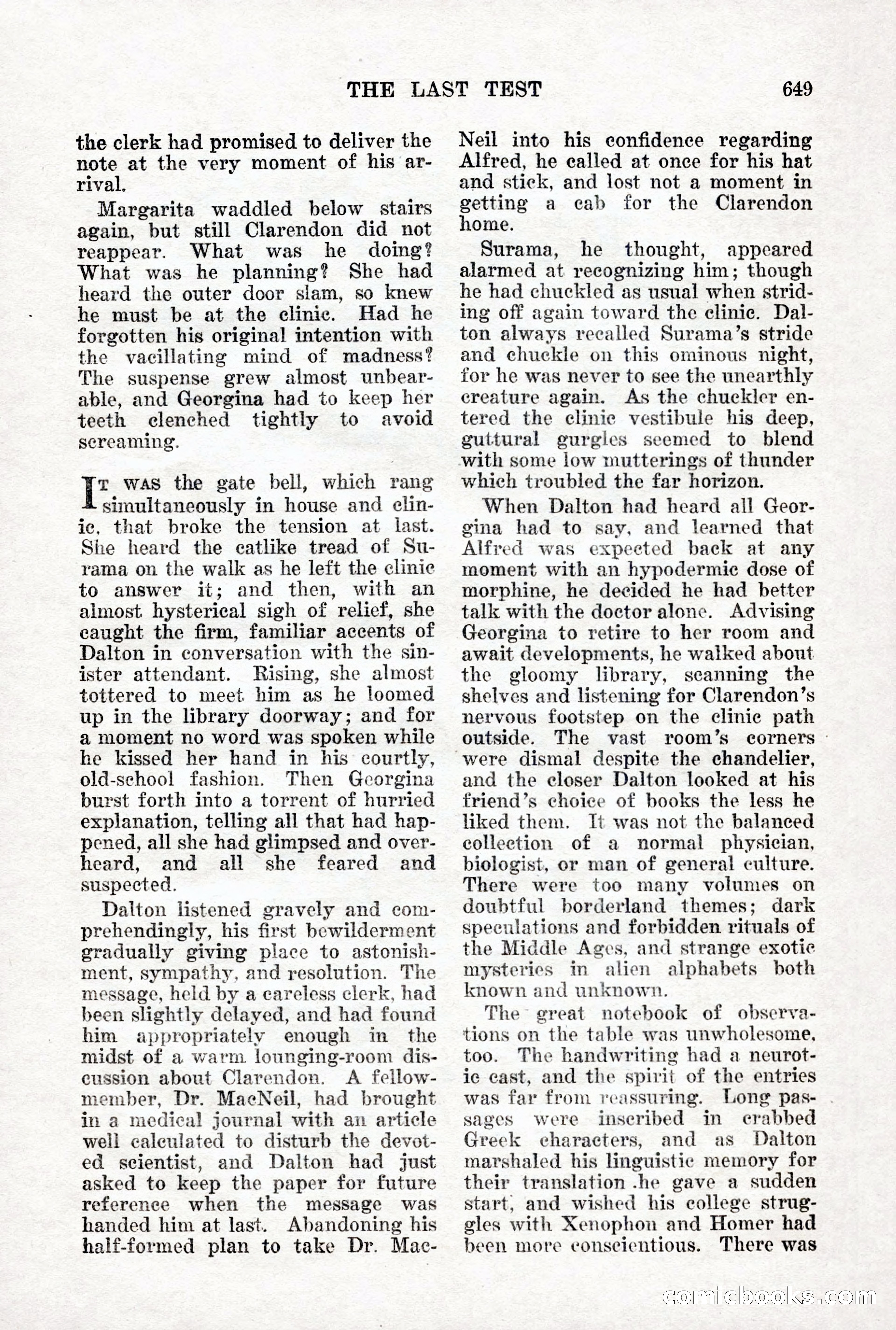Weird Tales, Vol. 12 No. 5 — page 75 of 148