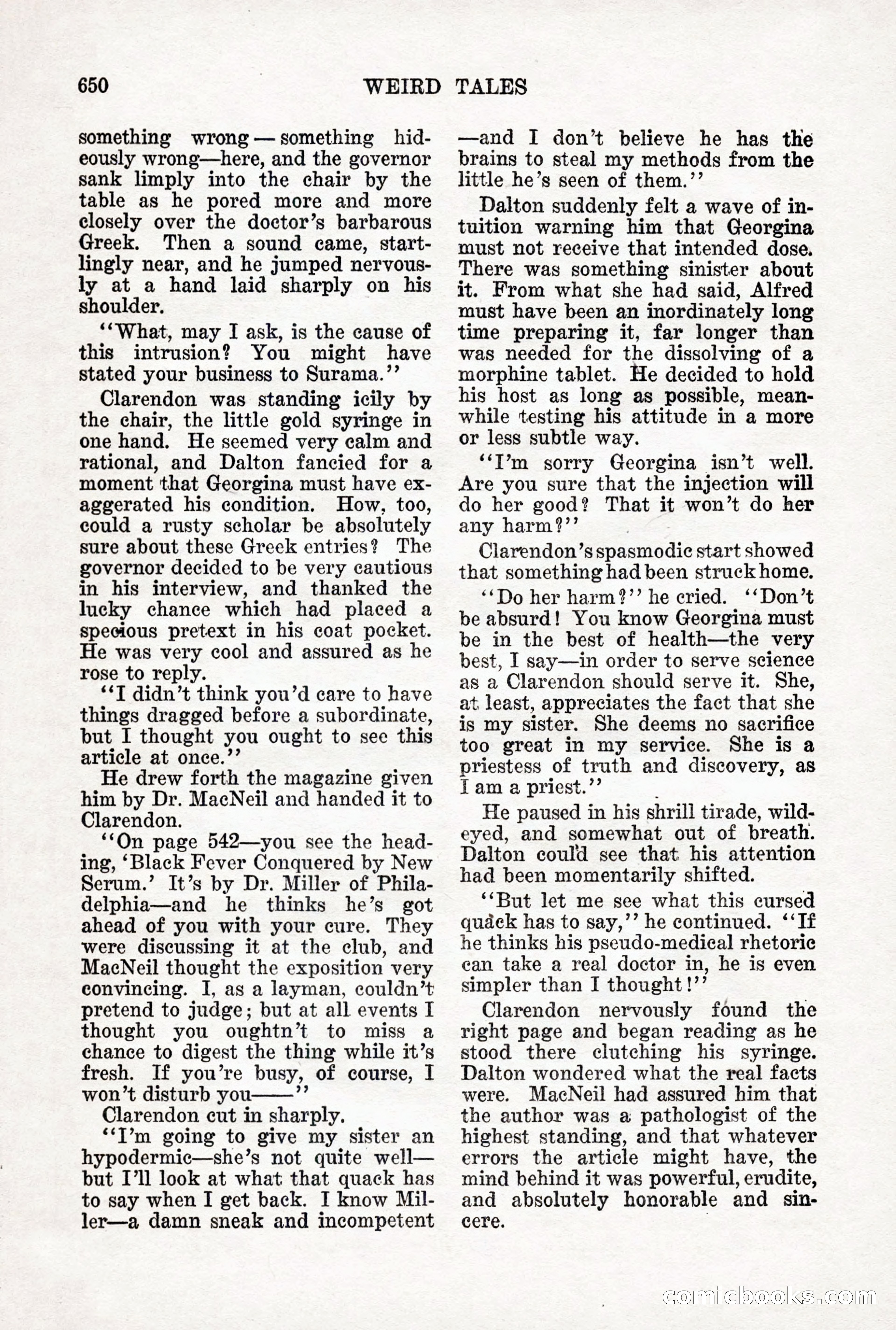 Weird Tales, Vol. 12 No. 5 — page 76 of 148