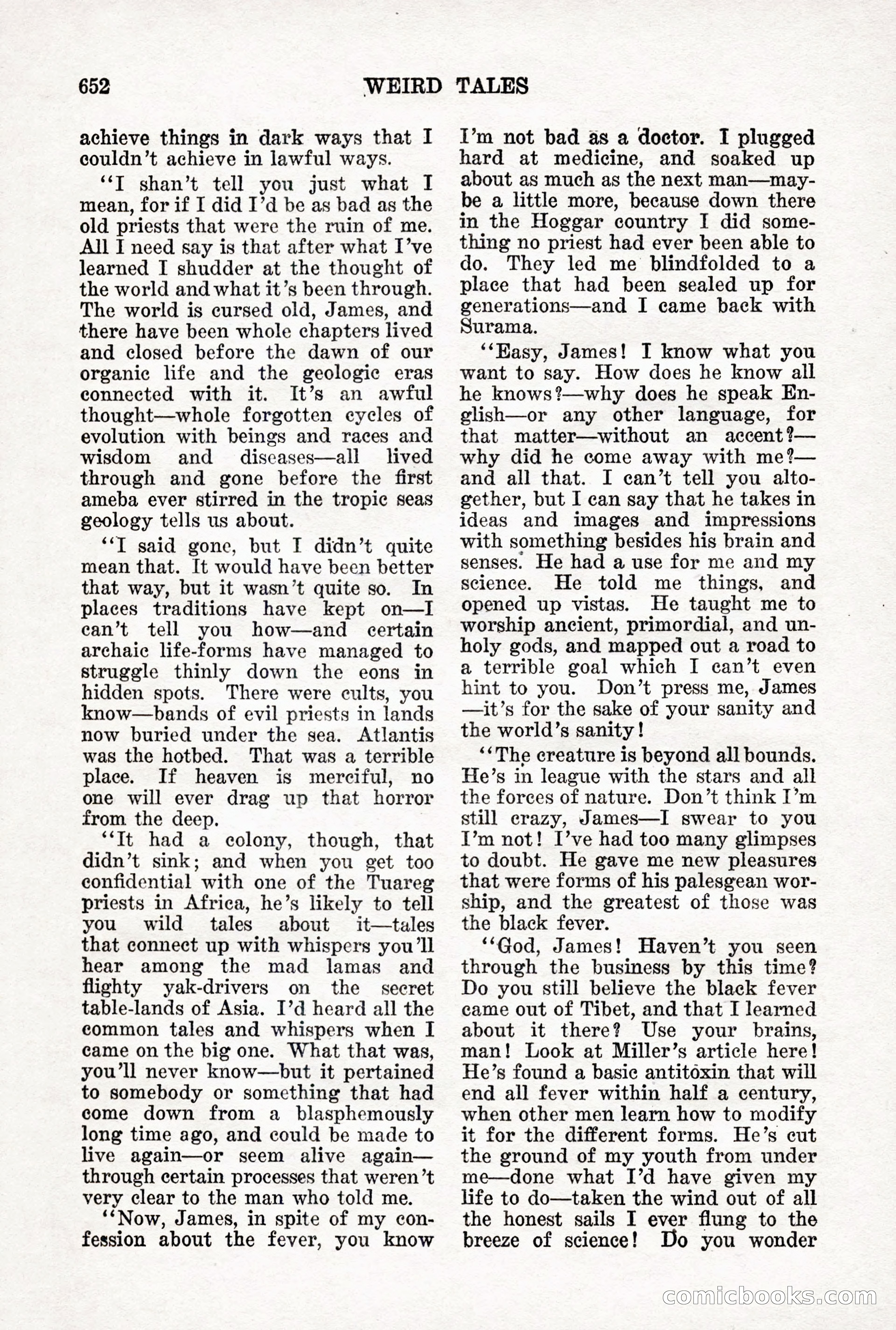 Weird Tales, Vol. 12 No. 5 — page 78 of 148