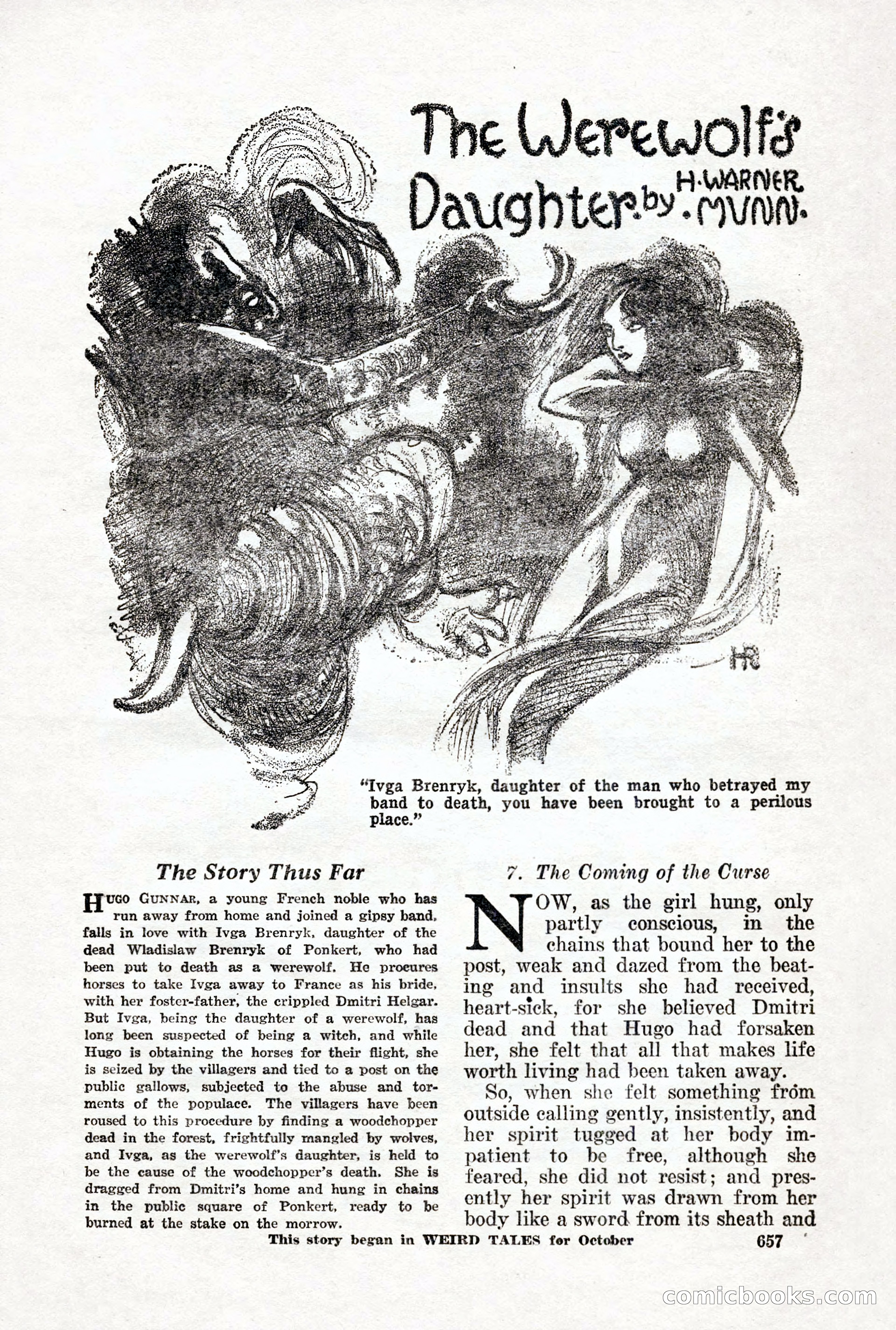 Weird Tales, Vol. 12 No. 5 — page 83 of 148