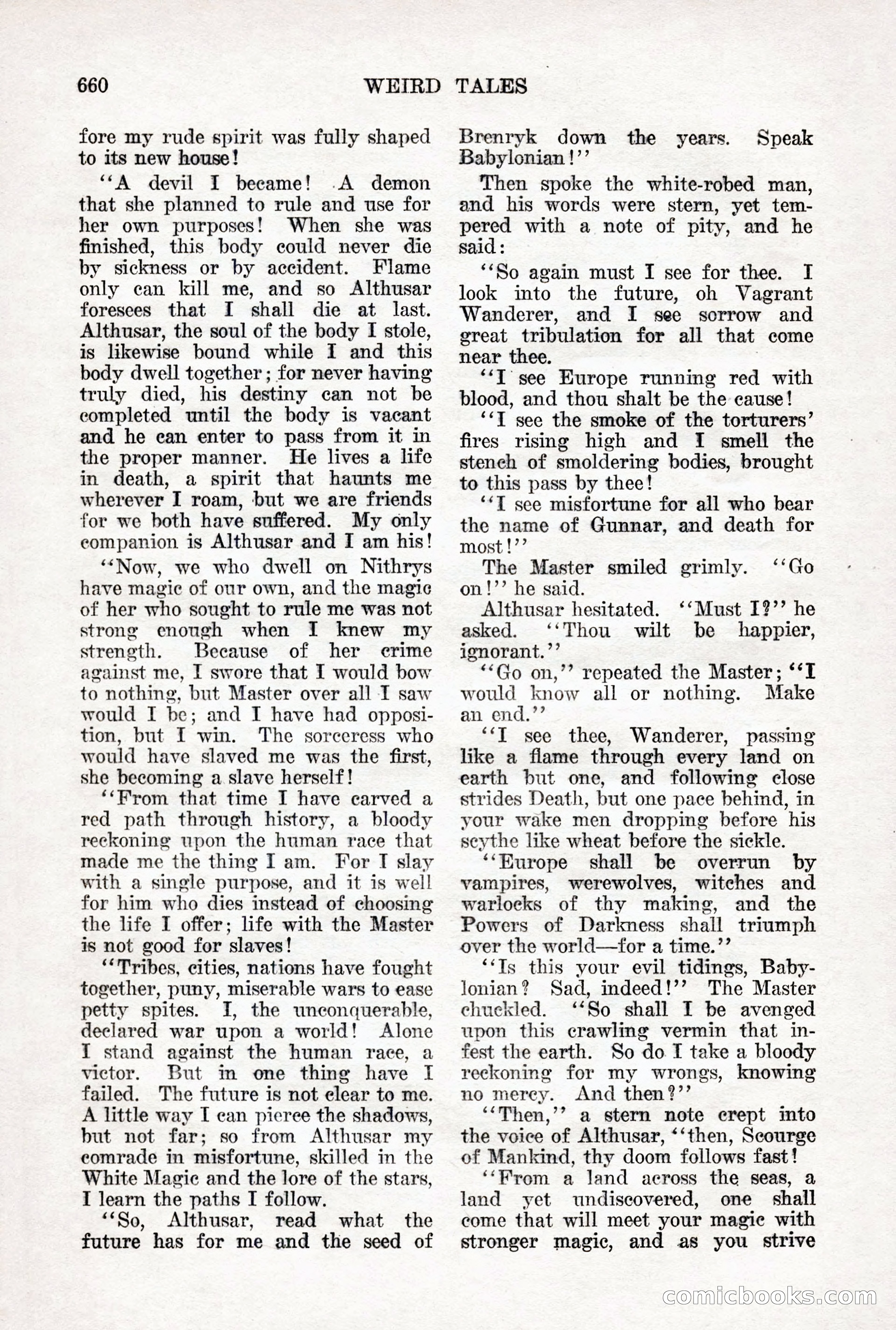 Weird Tales, Vol. 12 No. 5 — page 86 of 148