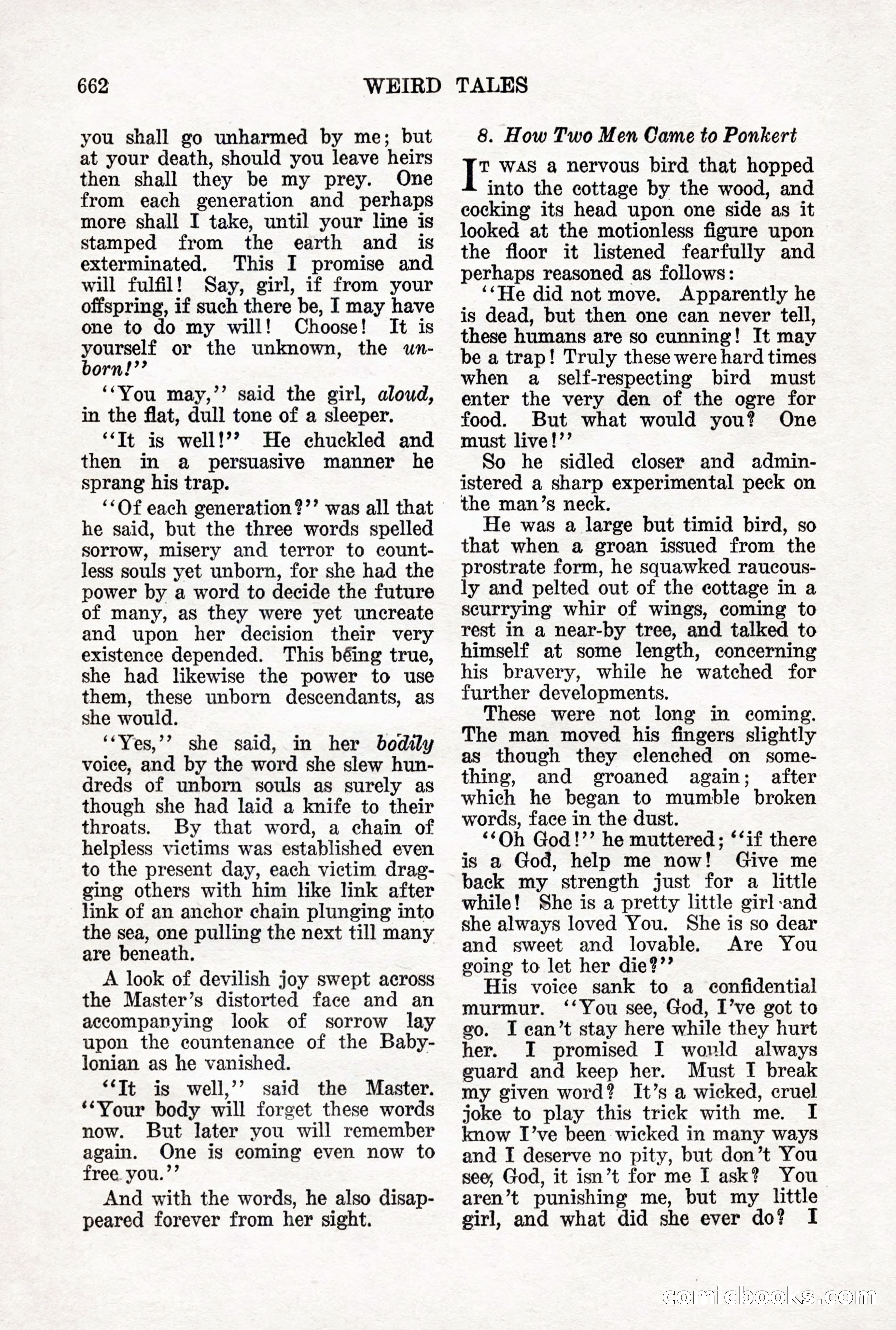 Weird Tales, Vol. 12 No. 5 — page 88 of 148