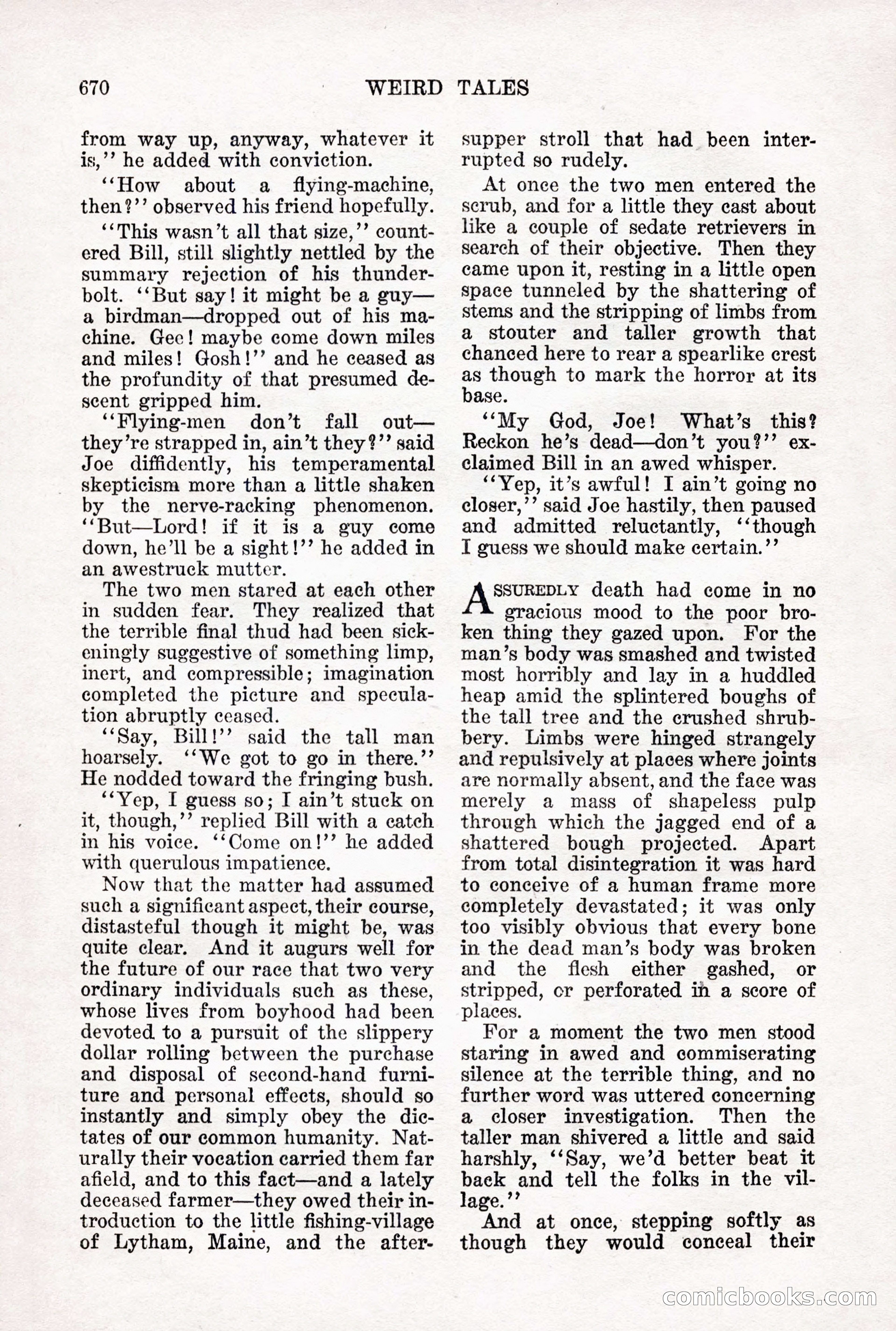 Weird Tales, Vol. 12 No. 5 — page 96 of 148