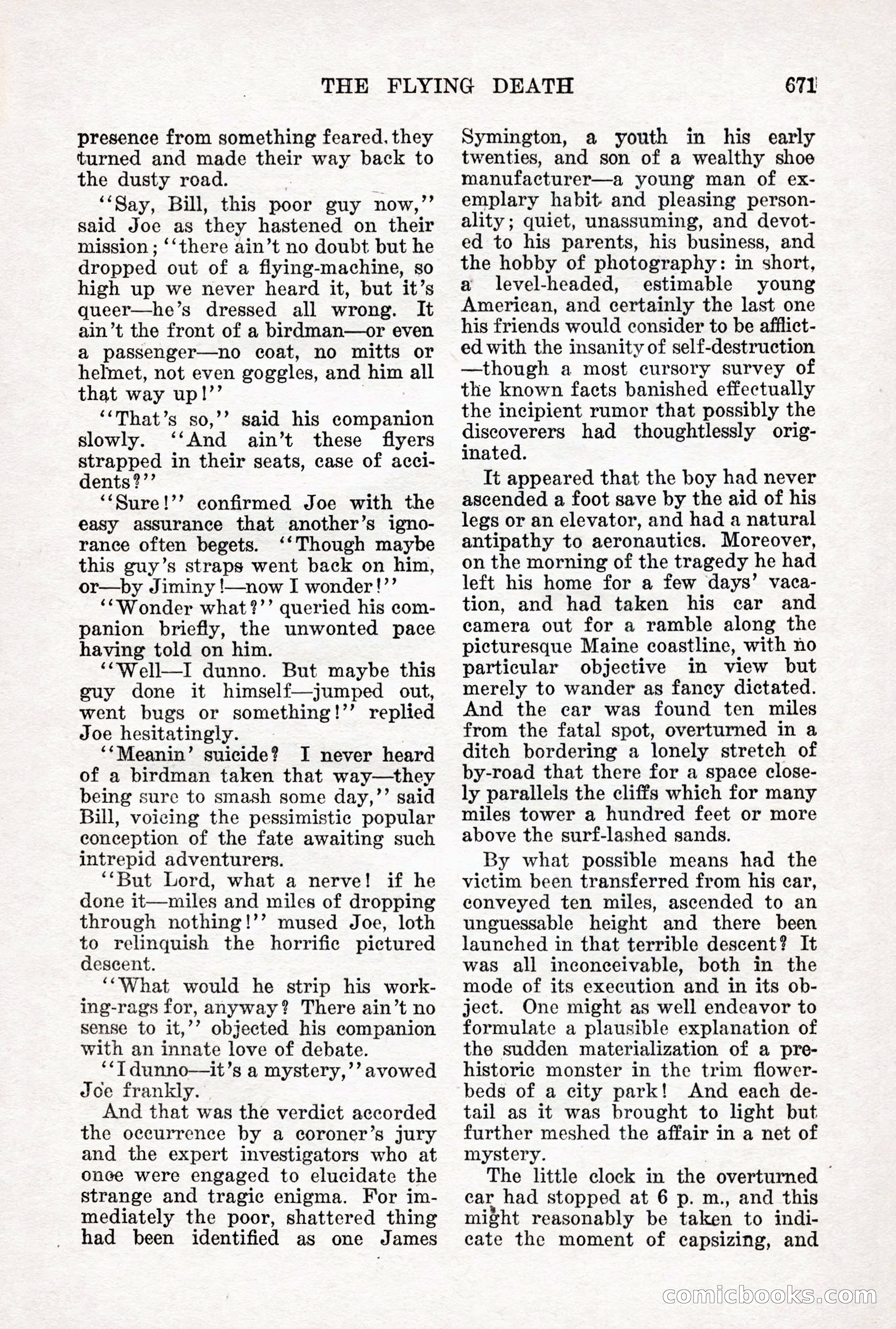 Weird Tales, Vol. 12 No. 5 — page 97 of 148