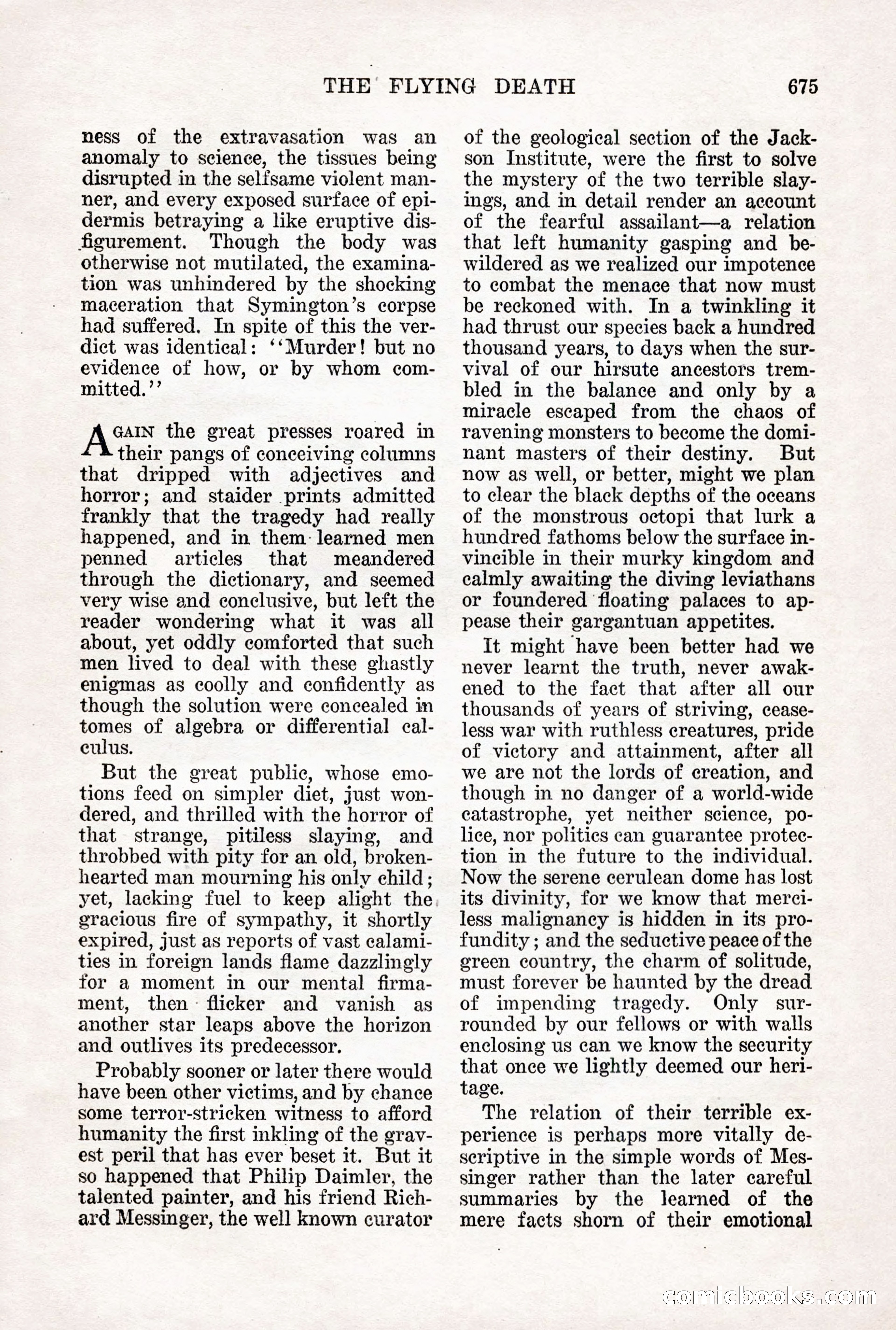 Weird Tales, Vol. 12 No. 5 — page 101 of 148