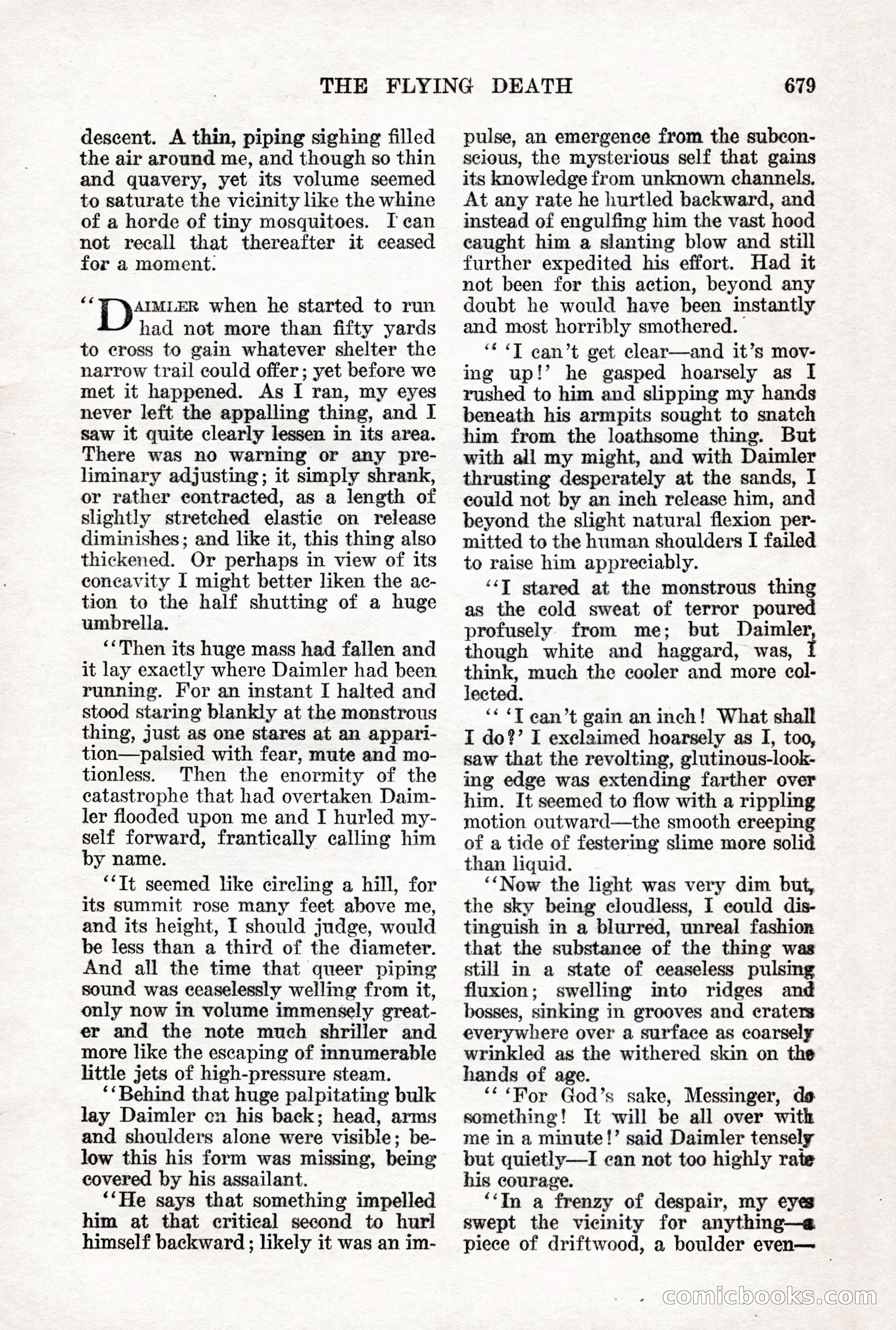 Weird Tales, Vol. 12 No. 5 — page 105 of 148