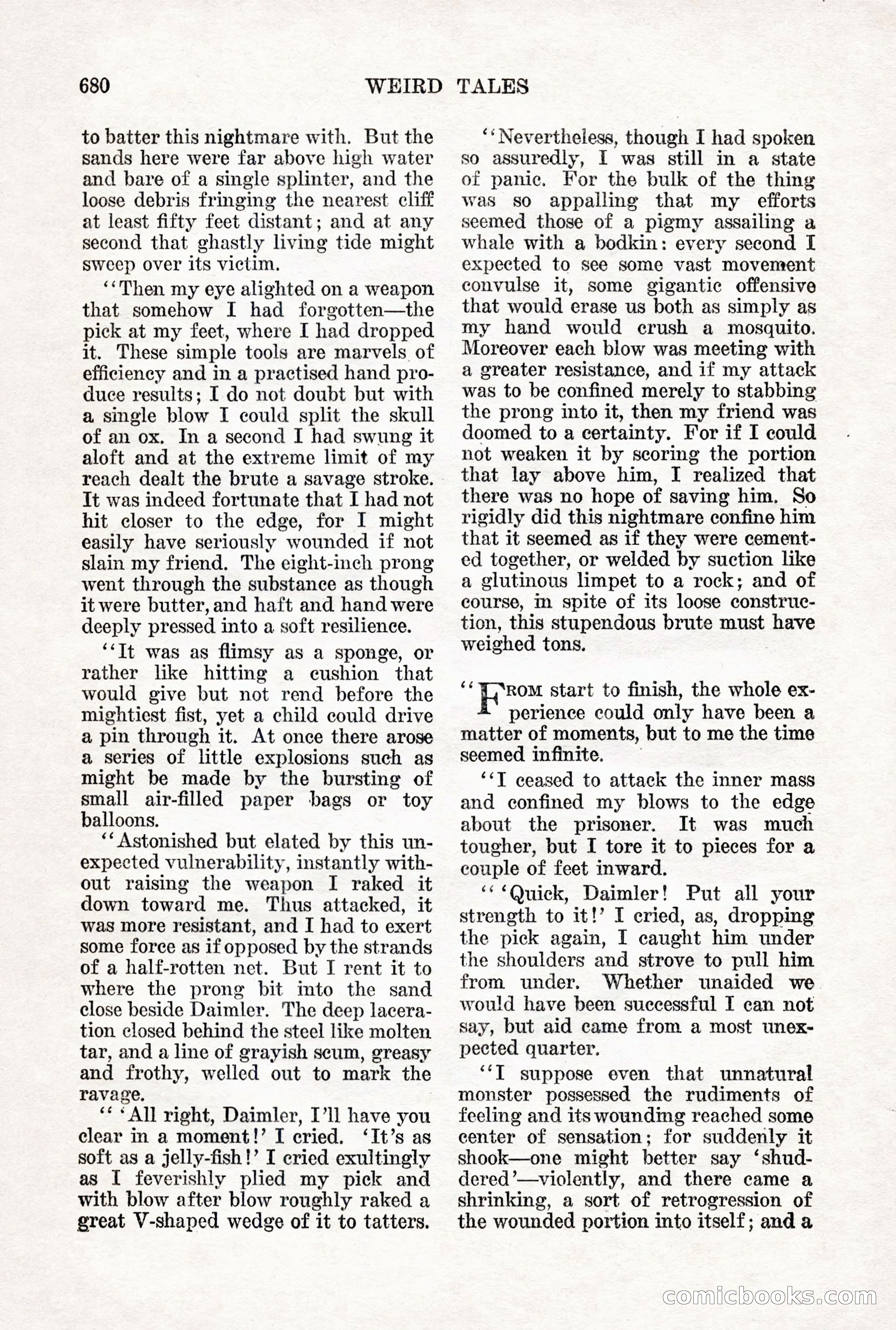Weird Tales, Vol. 12 No. 5 — page 106 of 148