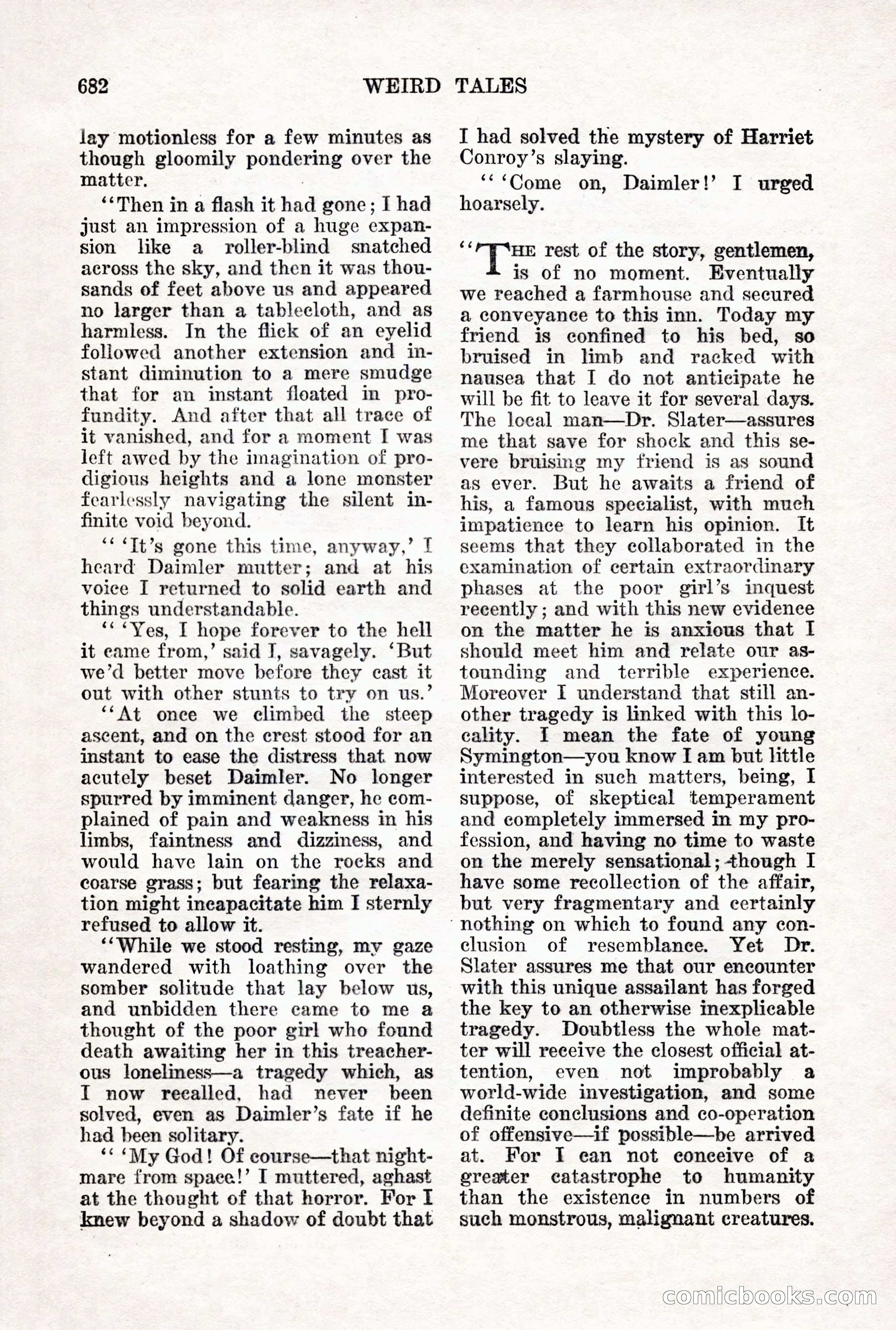 Weird Tales, Vol. 12 No. 5 — page 108 of 148