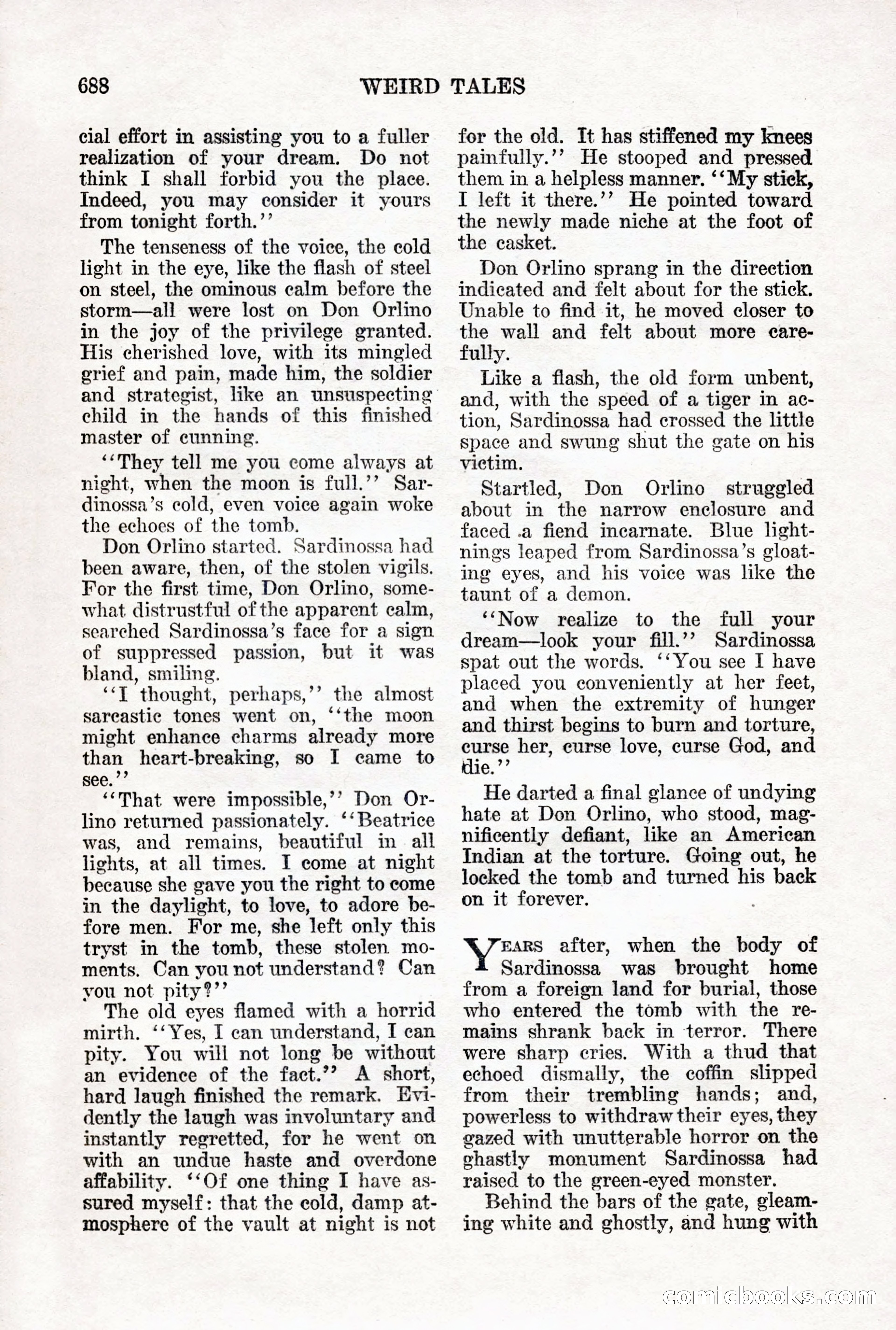 Weird Tales, Vol. 12 No. 5 — page 114 of 148