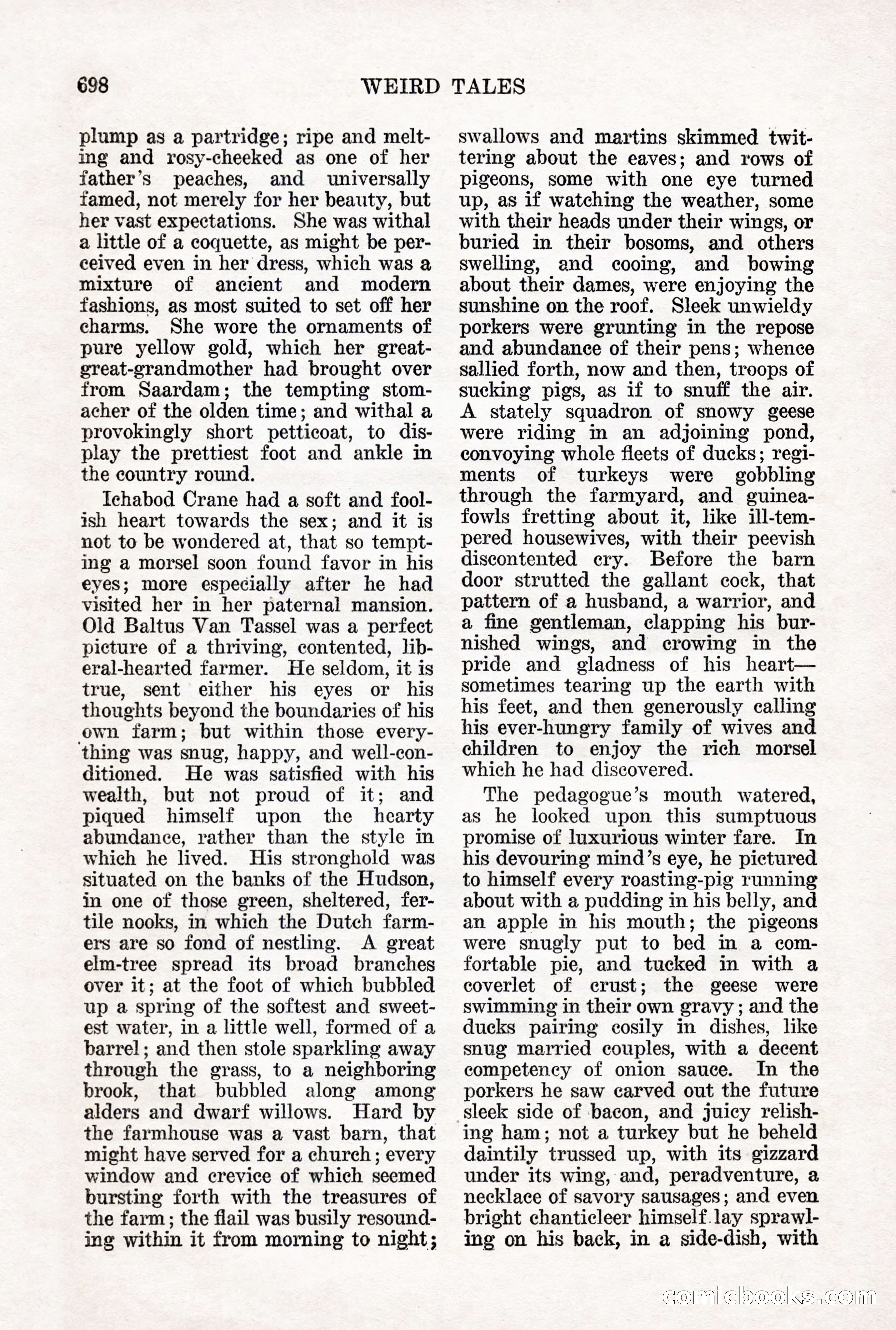 Weird Tales, Vol. 12 No. 5 — page 124 of 148