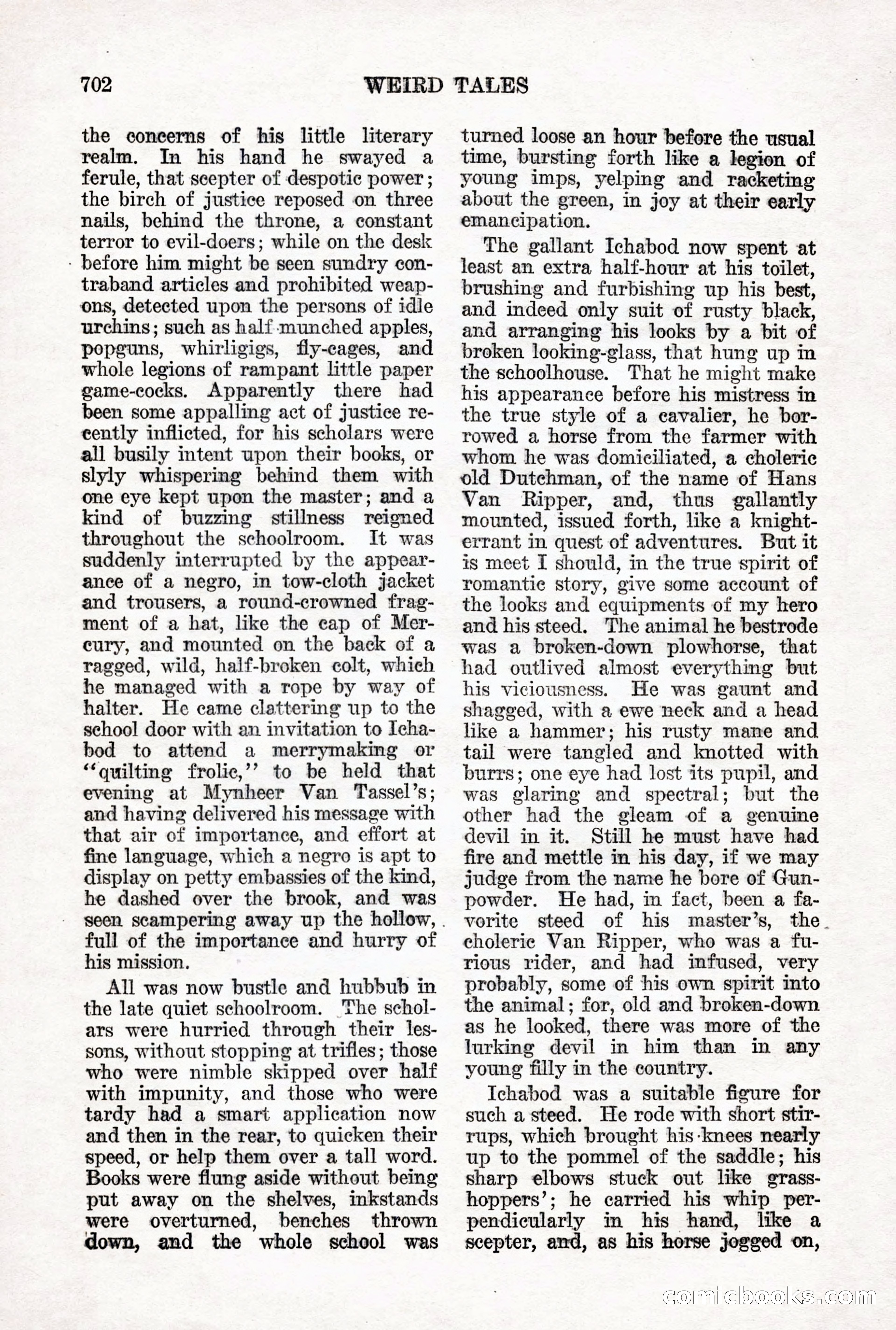 Weird Tales, Vol. 12 No. 5 — page 128 of 148