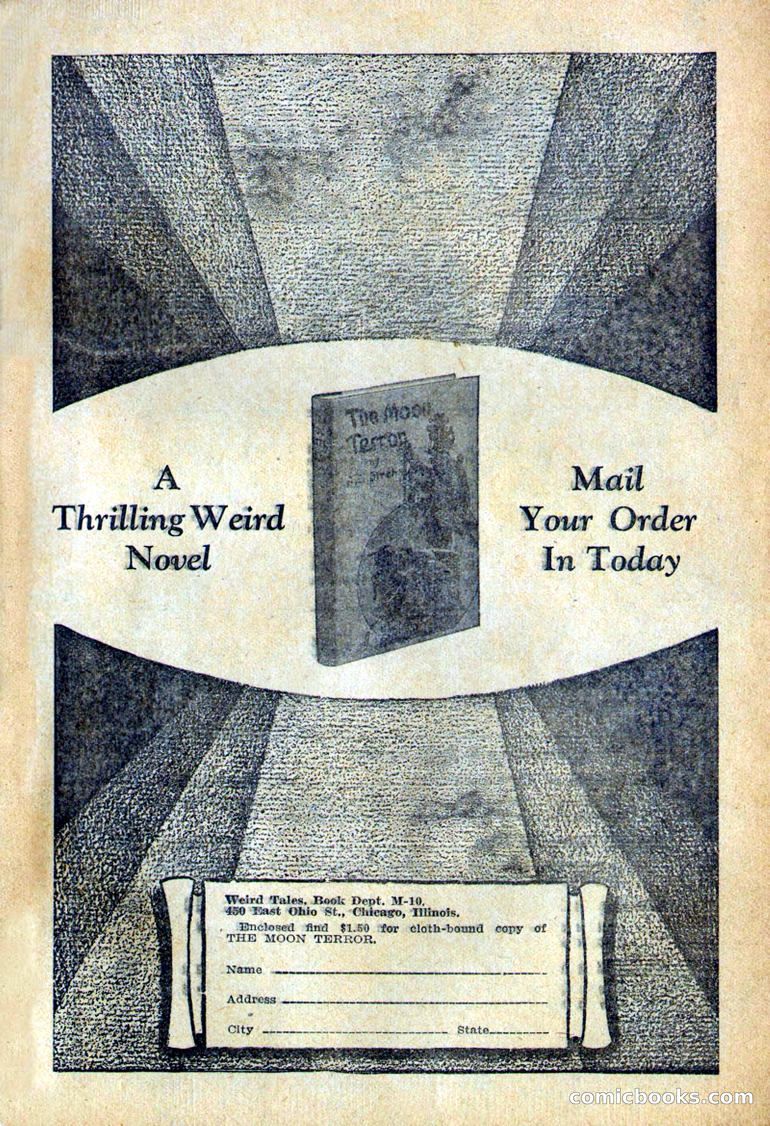 Weird Tales, December 1928 — page 3 of 148