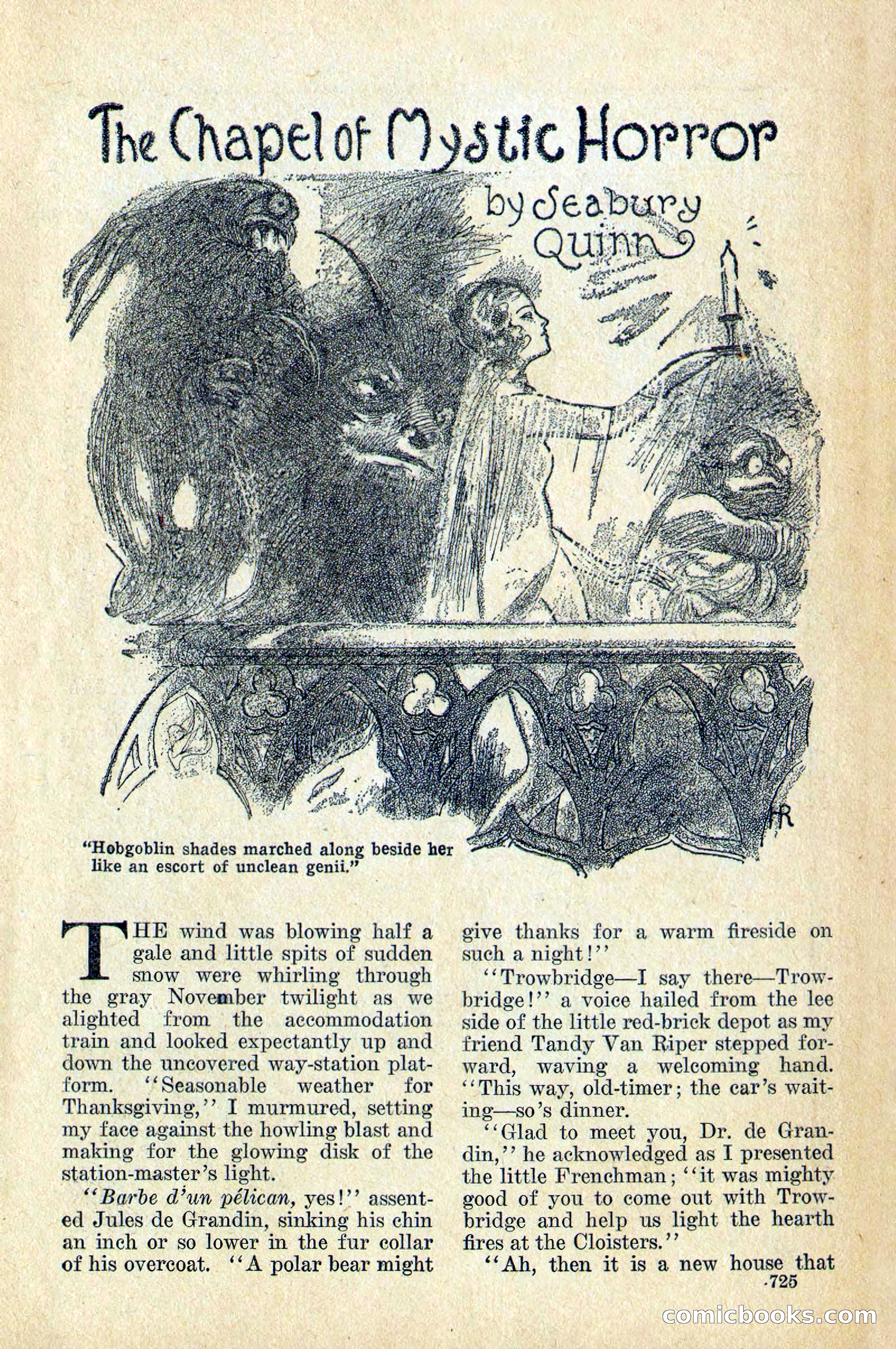 Weird Tales, December 1928 — page 7 of 148